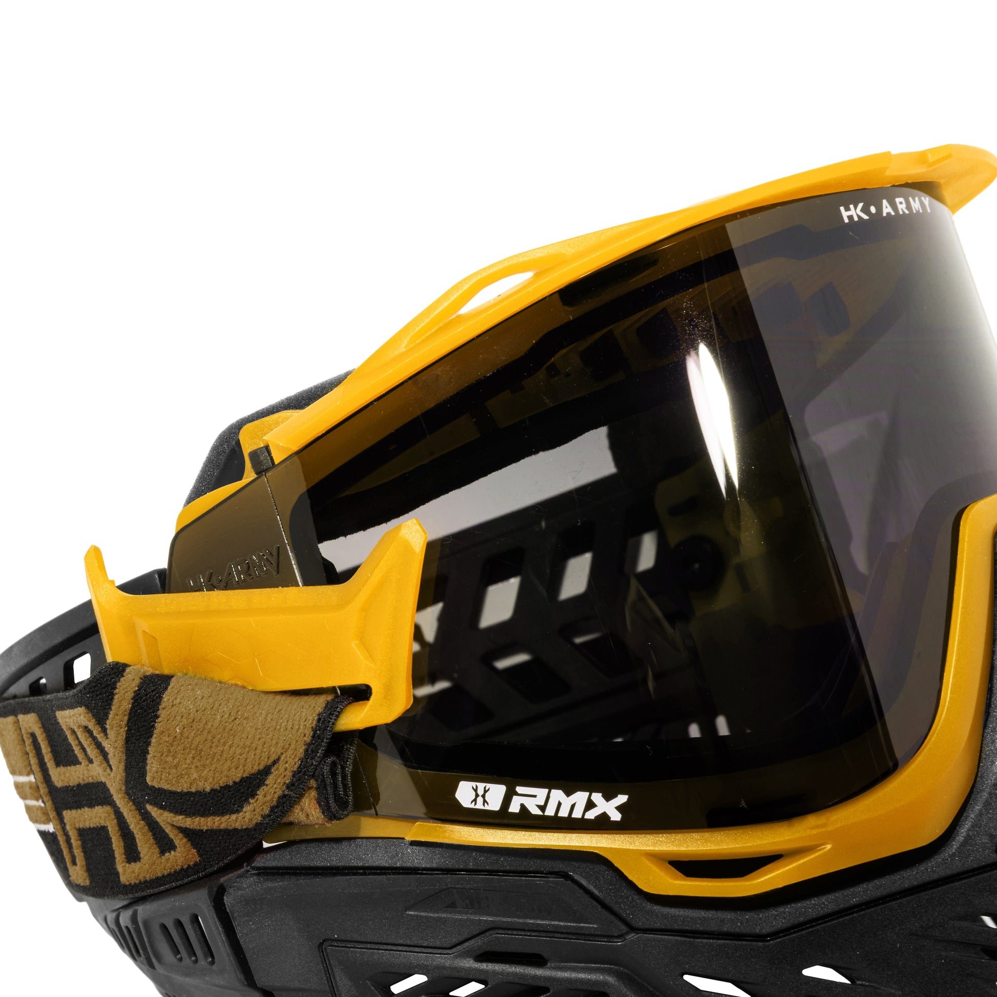 Used RMX Goggle System - Gold Paintball Gun from HK Army Clothing Buy/Sell/Trade Paintball Markers, New Paintball Guns, Paintball Hoppers, Paintball Masks, and Hormesis Headbands