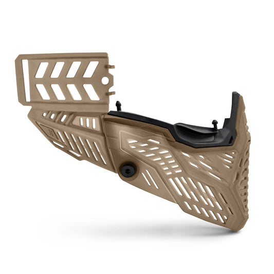 Used RMX Lower - Ghost Series - Coyote Transparent Paintball Gun from HK Army Clothing Buy/Sell/Trade Paintball Markers, New Paintball Guns, Paintball Hoppers, Paintball Masks, and Hormesis Headbands