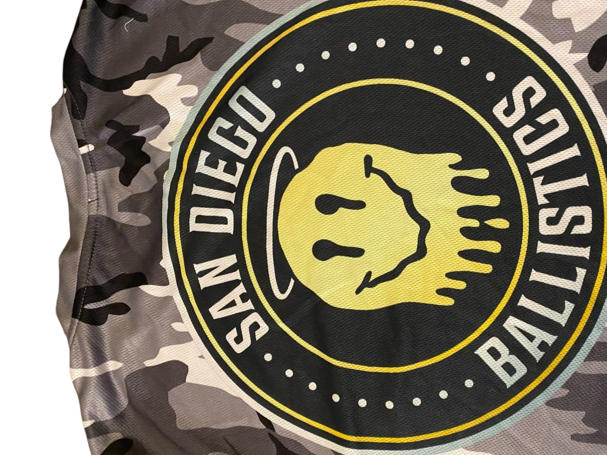 Used San Diego Ballistics Major Athletic Paintball Shirt : size XL Paintball Gun from CPXBrosPaintball Buy/Sell/Trade Paintball Markers, New Paintball Guns, Paintball Hoppers, Paintball Masks, and Hormesis Headbands