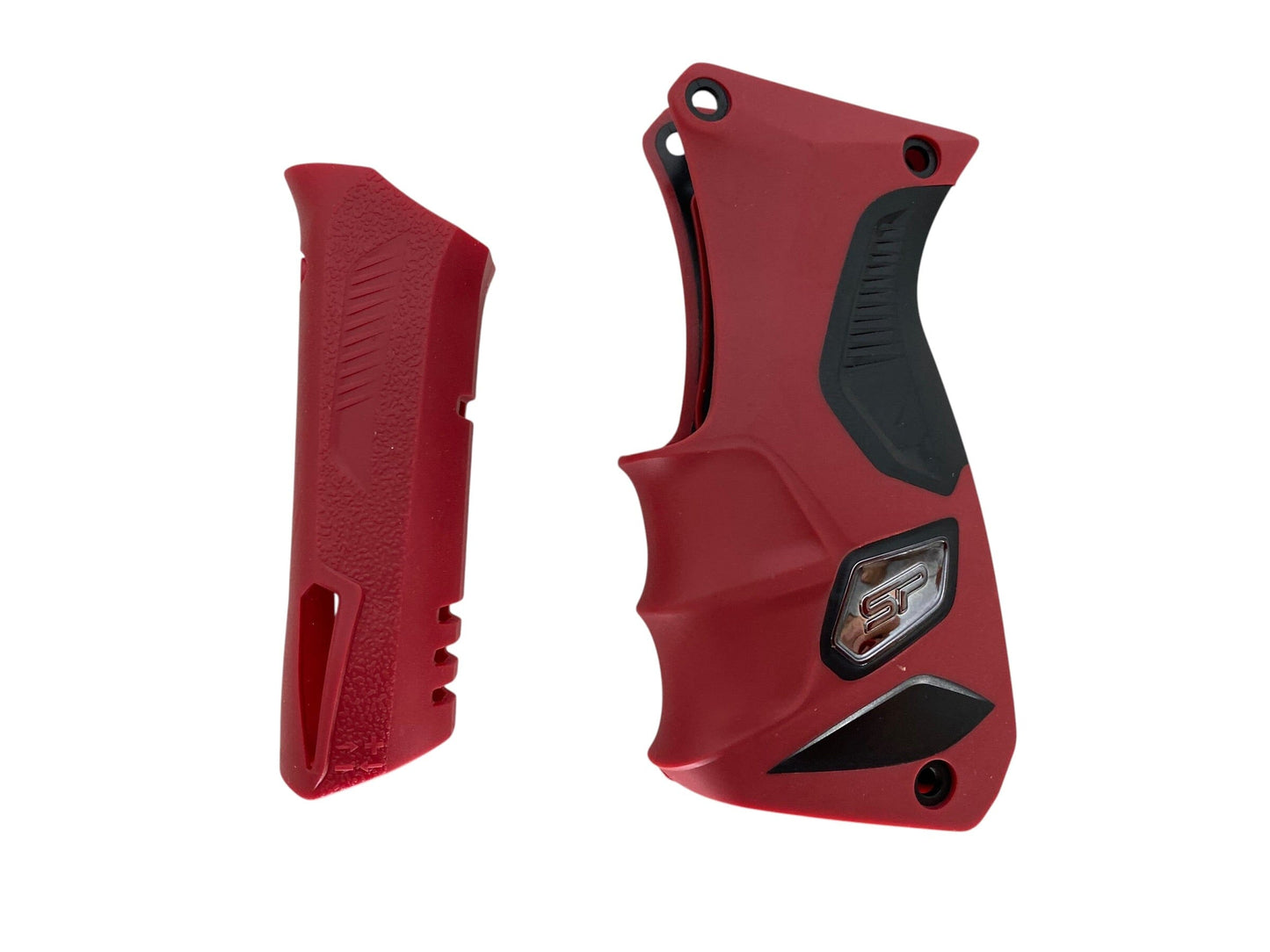 Used Shocker AMP Grip Kit Red Paintball Gun from CPXBrosPaintball Buy/Sell/Trade Paintball Markers, New Paintball Guns, Paintball Hoppers, Paintball Masks, and Hormesis Headbands