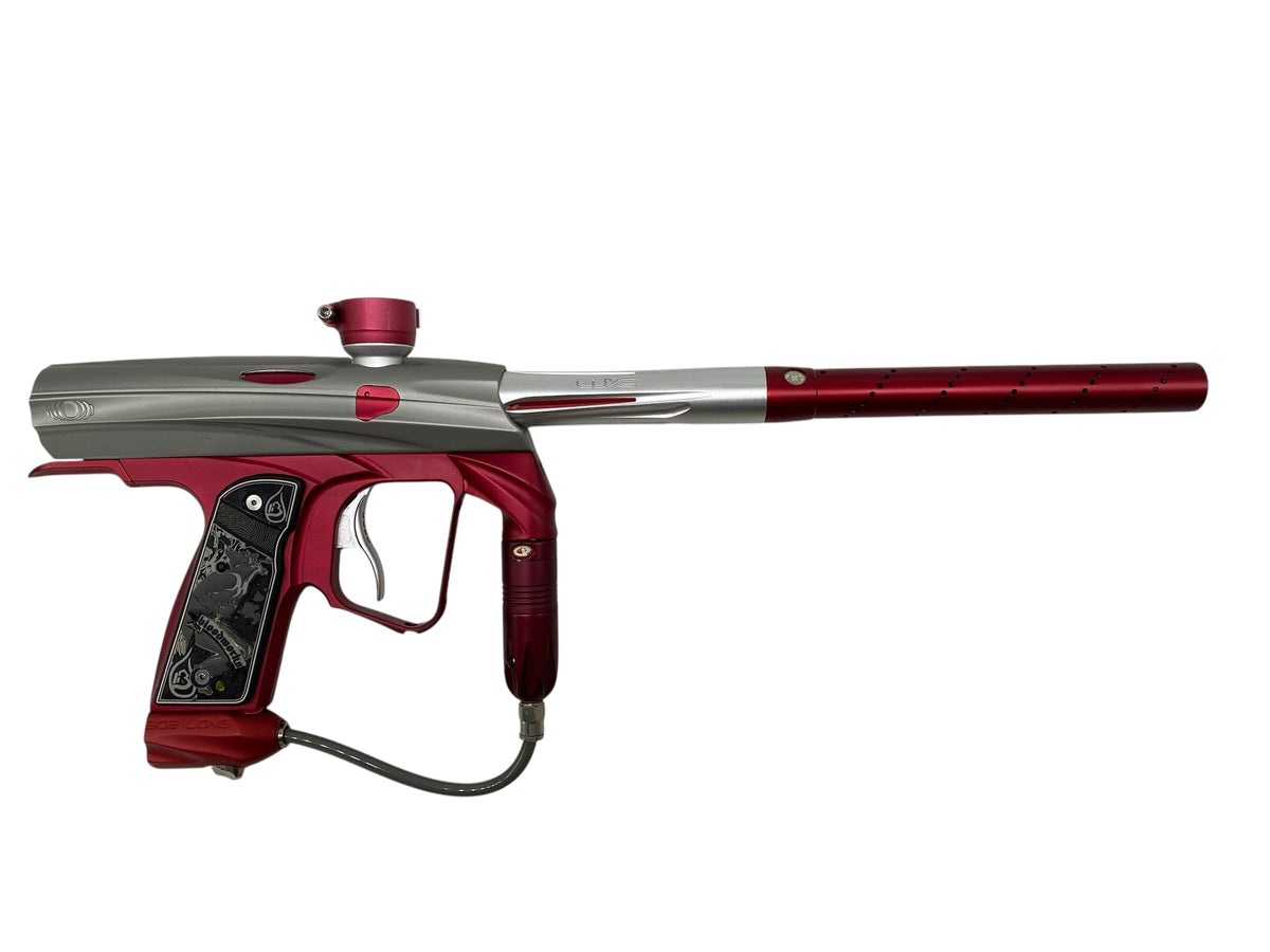 Used Shocker Nxt Paintball Gun Grey/Red Paintball Gun from CPXBrosPaintball Buy/Sell/Trade Paintball Markers, New Paintball Guns, Paintball Hoppers, Paintball Masks, and Hormesis Headbands