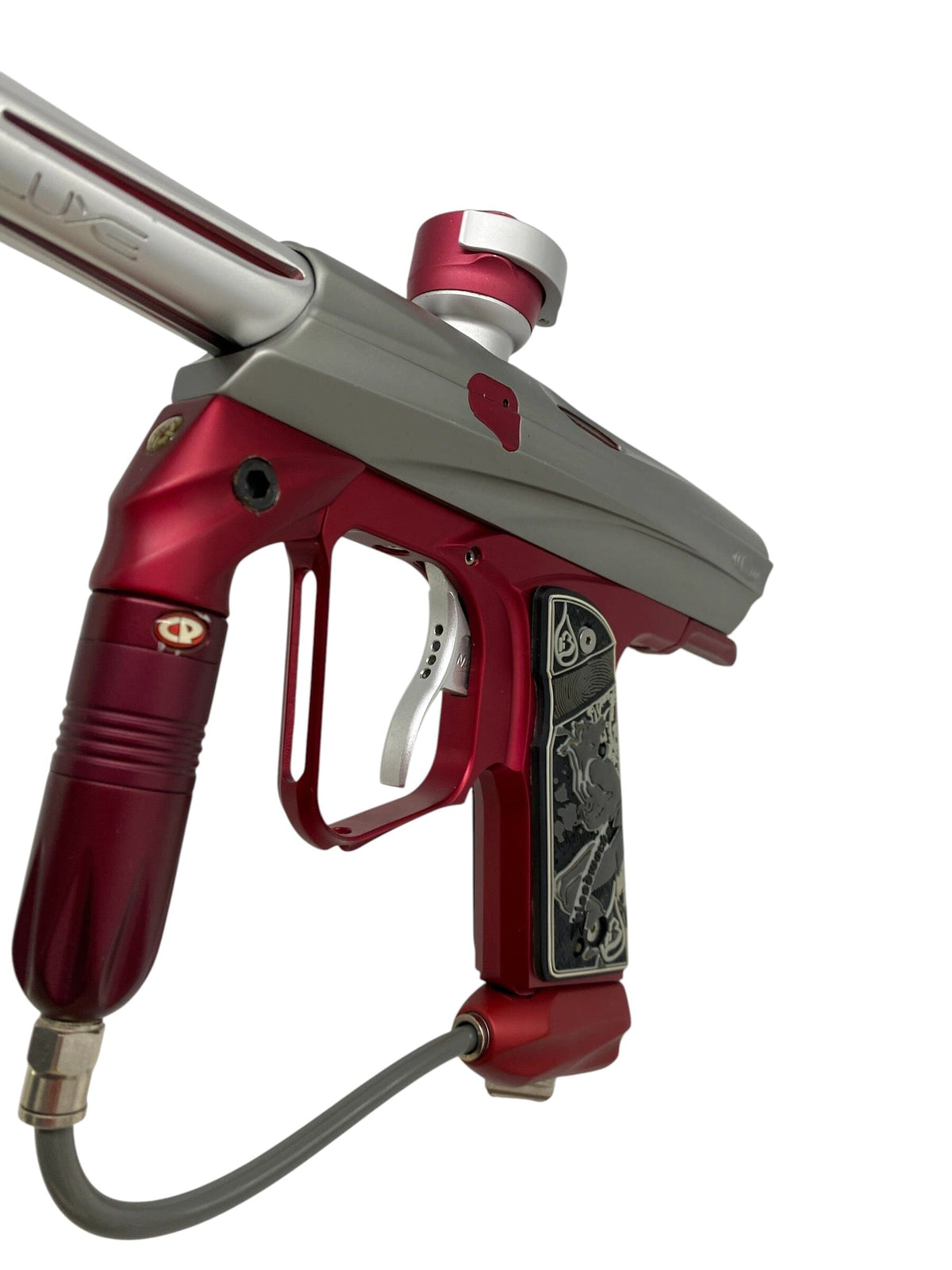 Used Shocker Nxt Paintball Gun Grey/Red Paintball Gun from CPXBrosPaintball Buy/Sell/Trade Paintball Markers, New Paintball Guns, Paintball Hoppers, Paintball Masks, and Hormesis Headbands