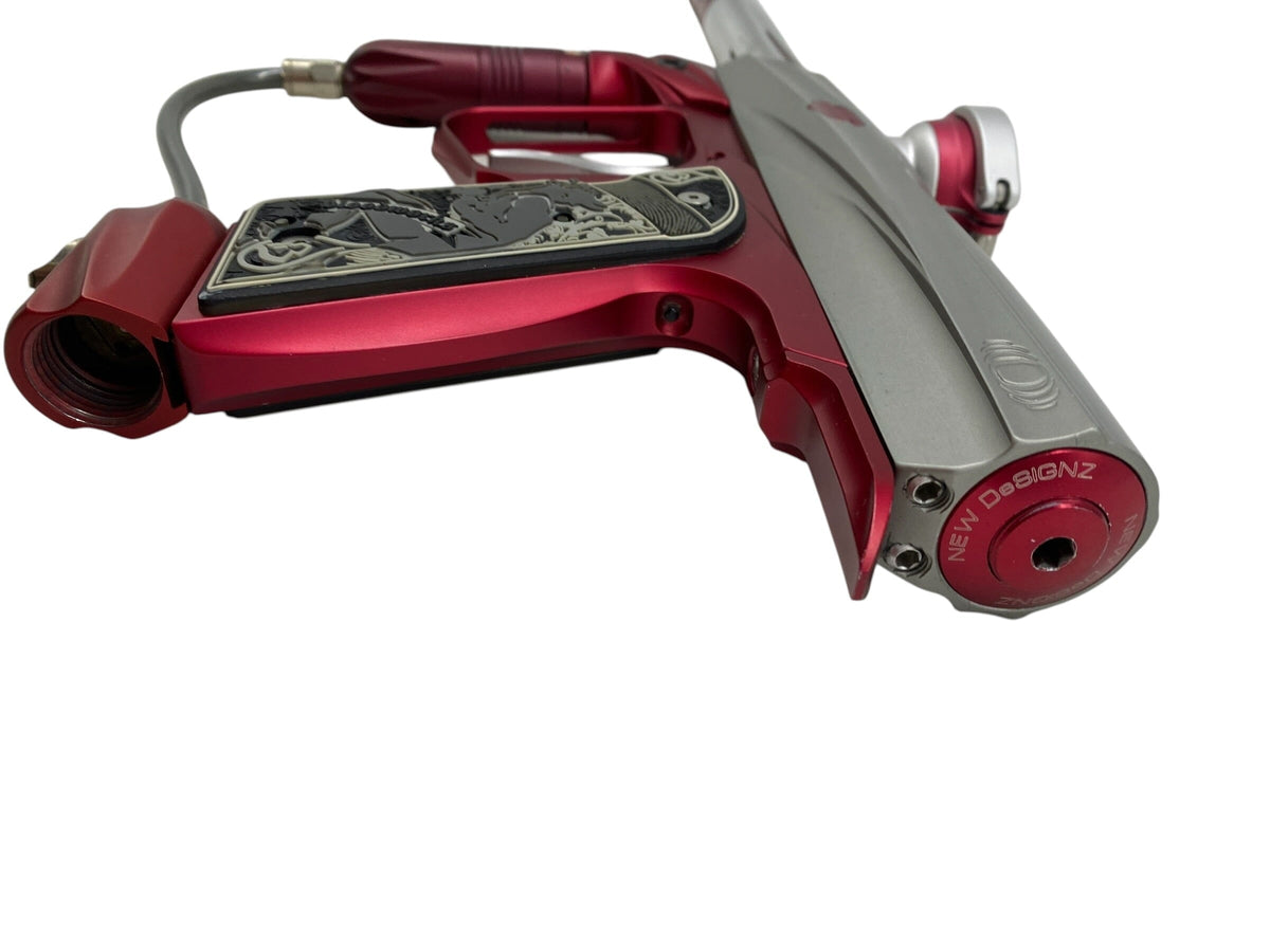 Used Shocker Nxt Paintball Gun Grey/Red Paintball Gun from CPXBrosPaintball Buy/Sell/Trade Paintball Markers, New Paintball Guns, Paintball Hoppers, Paintball Masks, and Hormesis Headbands
