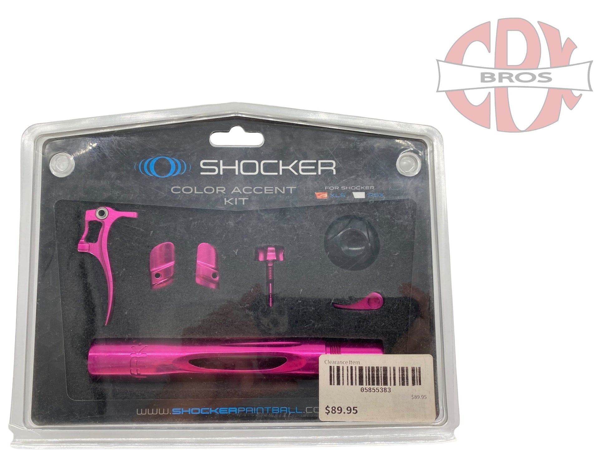 Used Shocker XLS Color Accent Kit- Pink Paintball Gun from CPXBrosPaintball Buy/Sell/Trade Paintball Markers, New Paintball Guns, Paintball Hoppers, Paintball Masks, and Hormesis Headbands