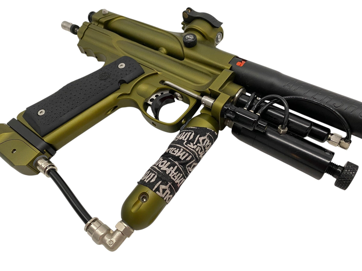 Used Shocktech Fire Series 2.0 Auto Cocker Olive/Black Paintball Gun Paintball Gun from CPXBrosPaintball Buy/Sell/Trade Paintball Markers, New Paintball Guns, Paintball Hoppers, Paintball Masks, and Hormesis Headbands