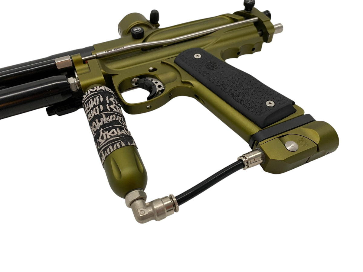 Used Shocktech Fire Series 2.0 Auto Cocker Olive/Black Paintball Gun Paintball Gun from CPXBrosPaintball Buy/Sell/Trade Paintball Markers, New Paintball Guns, Paintball Hoppers, Paintball Masks, and Hormesis Headbands