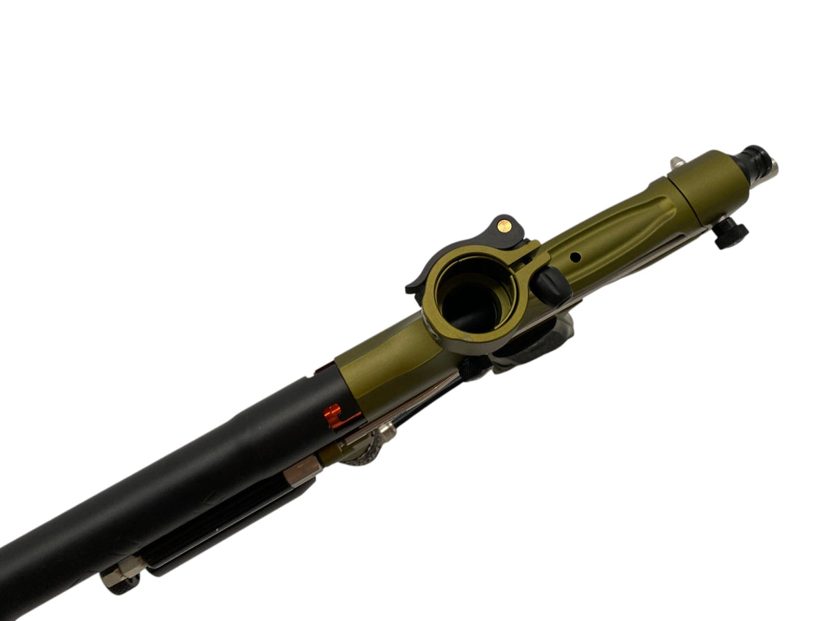 Used Shocktech Fire Series 2.0 Auto Cocker Olive/Black Paintball Gun Paintball Gun from CPXBrosPaintball Buy/Sell/Trade Paintball Markers, New Paintball Guns, Paintball Hoppers, Paintball Masks, and Hormesis Headbands