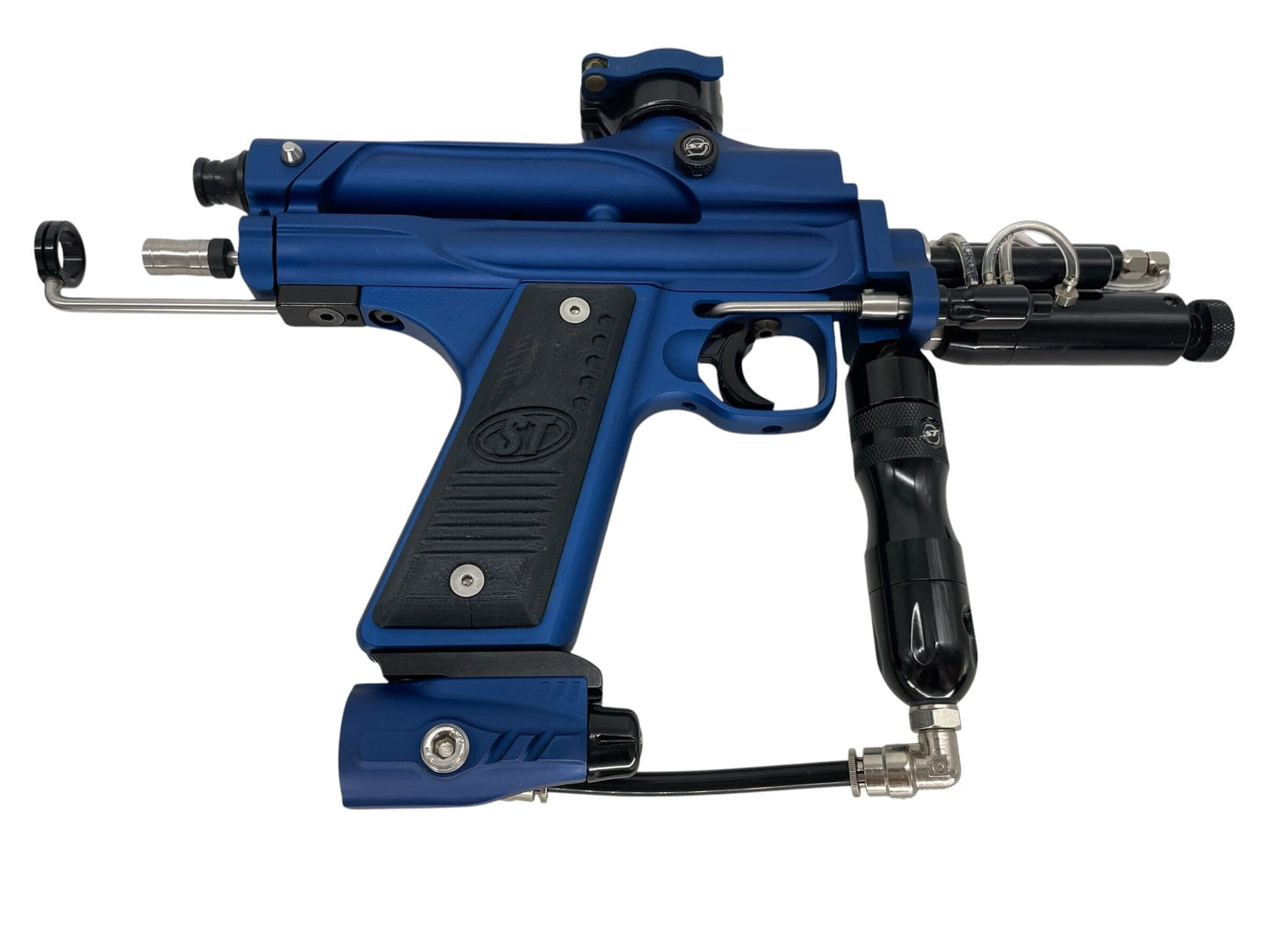 Used Shocktech USA FIRE Series 1.5 Blue/Black Paintball Gun from CPXBrosPaintball Buy/Sell/Trade Paintball Markers, New Paintball Guns, Paintball Hoppers, Paintball Masks, and Hormesis Headbands