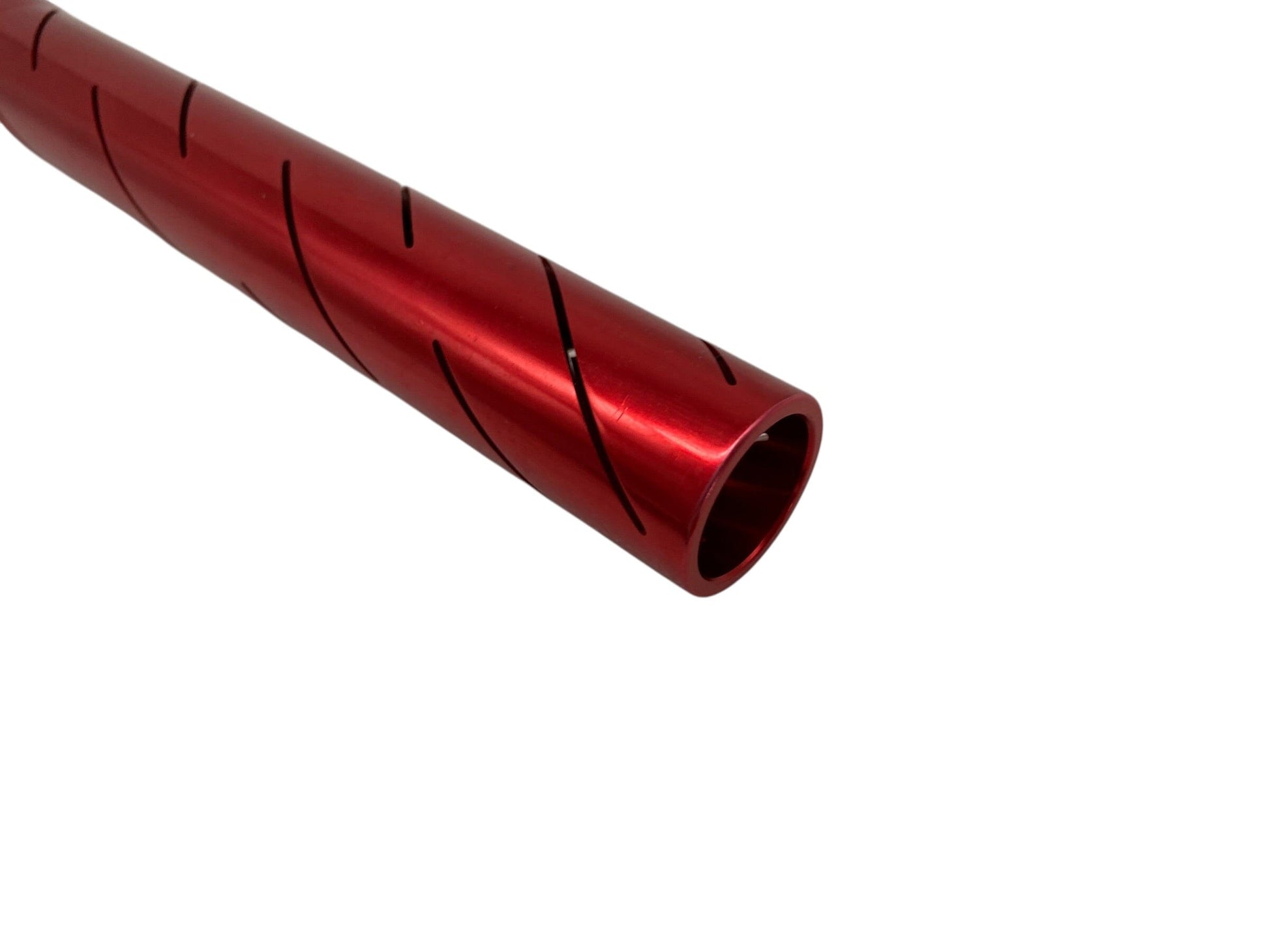 Used Silencio “Double Helix” Barrel Tip (S63 and PWR Compatible) : Gloss Red Paintball Gun from CPXBrosPaintball Buy/Sell/Trade Paintball Markers, New Paintball Guns, Paintball Hoppers, Paintball Masks, and Hormesis Headbands