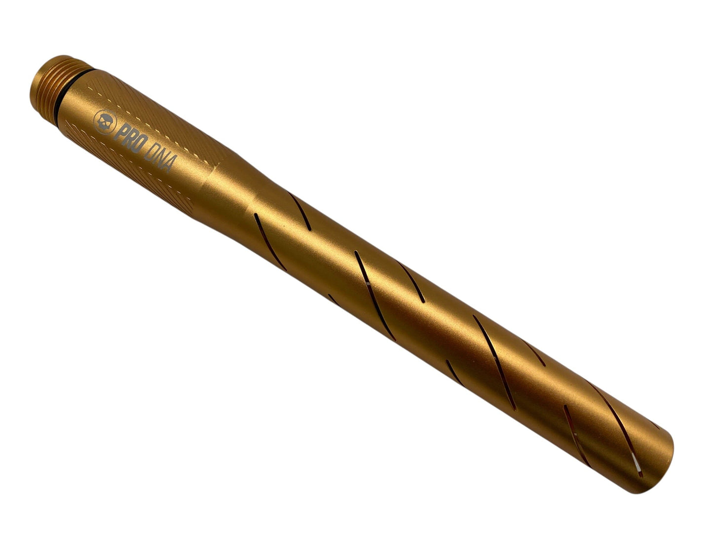 Used Silencio “Double Helix” Barrel Tip (S63 and PWR Compatible) : Gold Paintball Gun from CPXBrosPaintball Buy/Sell/Trade Paintball Markers, New Paintball Guns, Paintball Hoppers, Paintball Masks, and Hormesis Headbands