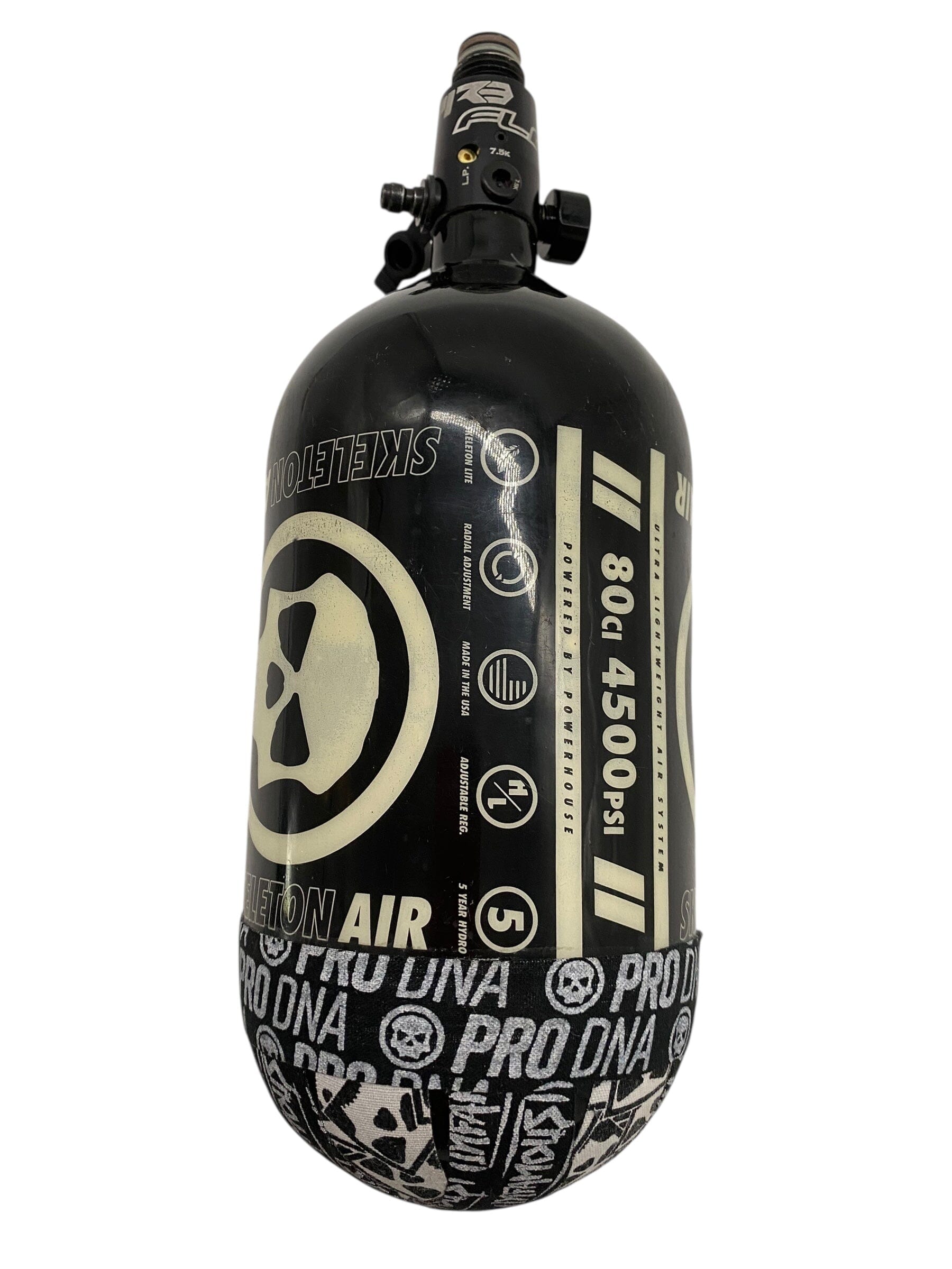 Used Skeleton Air 80/4500 Paintball Tank Paintball Gun from CPXBrosPaintball Buy/Sell/Trade Paintball Markers, New Paintball Guns, Paintball Hoppers, Paintball Masks, and Hormesis Headbands
