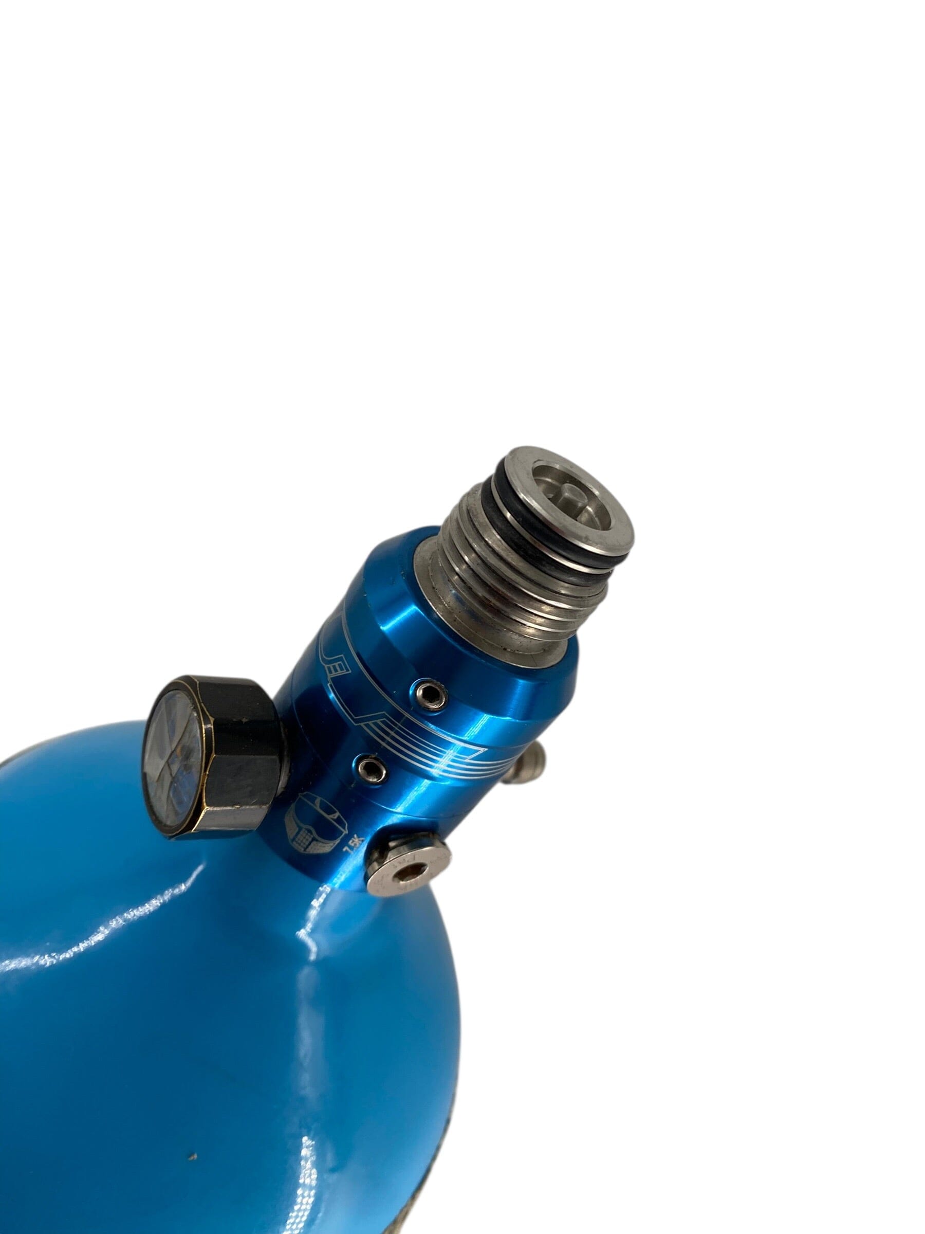 Used Skeleton Air 80/4500 Paintball Tank with JT HAYMKR Reg Paintball Gun from CPXBrosPaintball Buy/Sell/Trade Paintball Markers, New Paintball Guns, Paintball Hoppers, Paintball Masks, and Hormesis Headbands