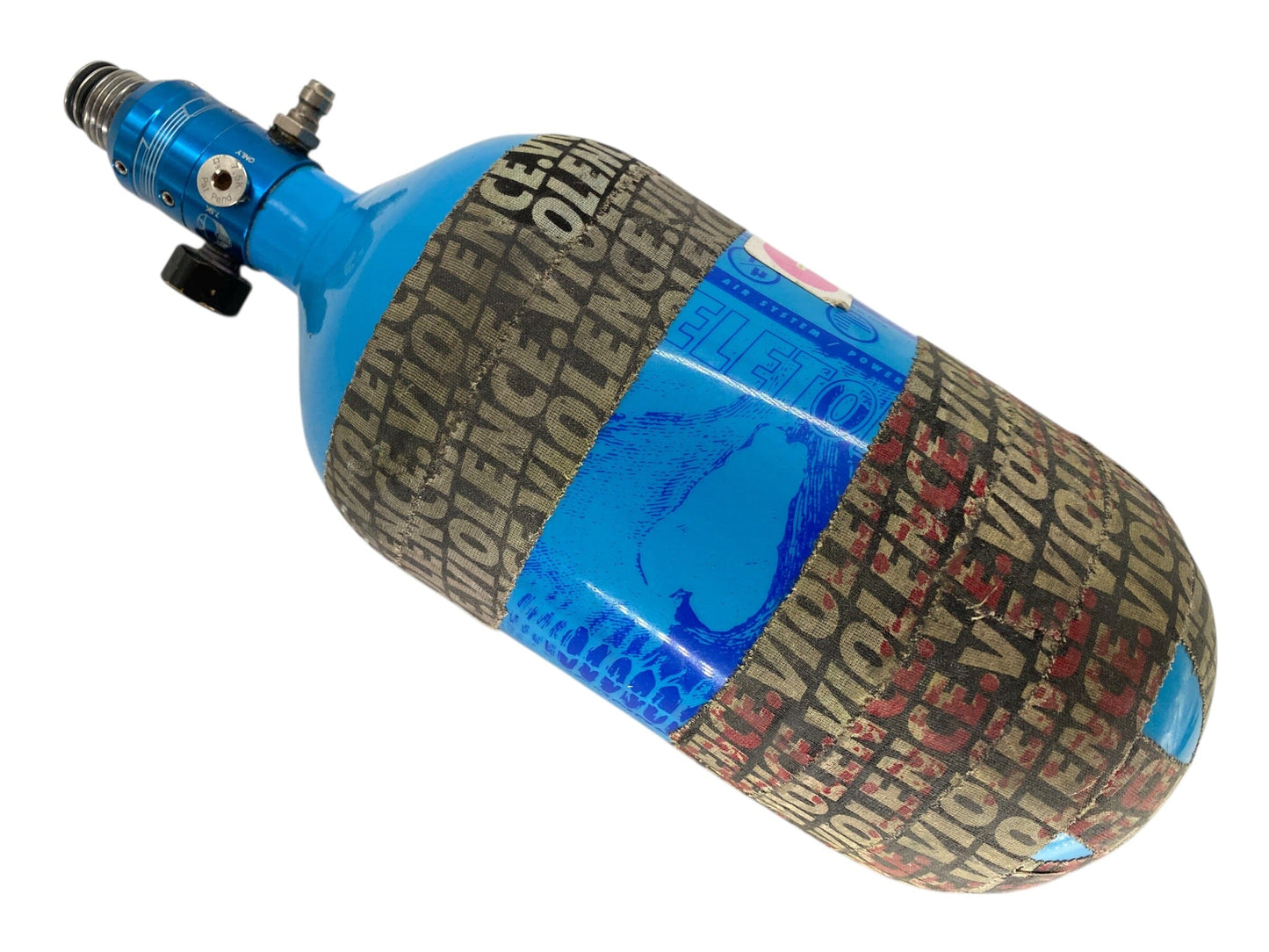 Used Skeleton Air 80/4500 Paintball Tank with JT HAYMKR Reg Paintball Gun from CPXBrosPaintball Buy/Sell/Trade Paintball Markers, New Paintball Guns, Paintball Hoppers, Paintball Masks, and Hormesis Headbands