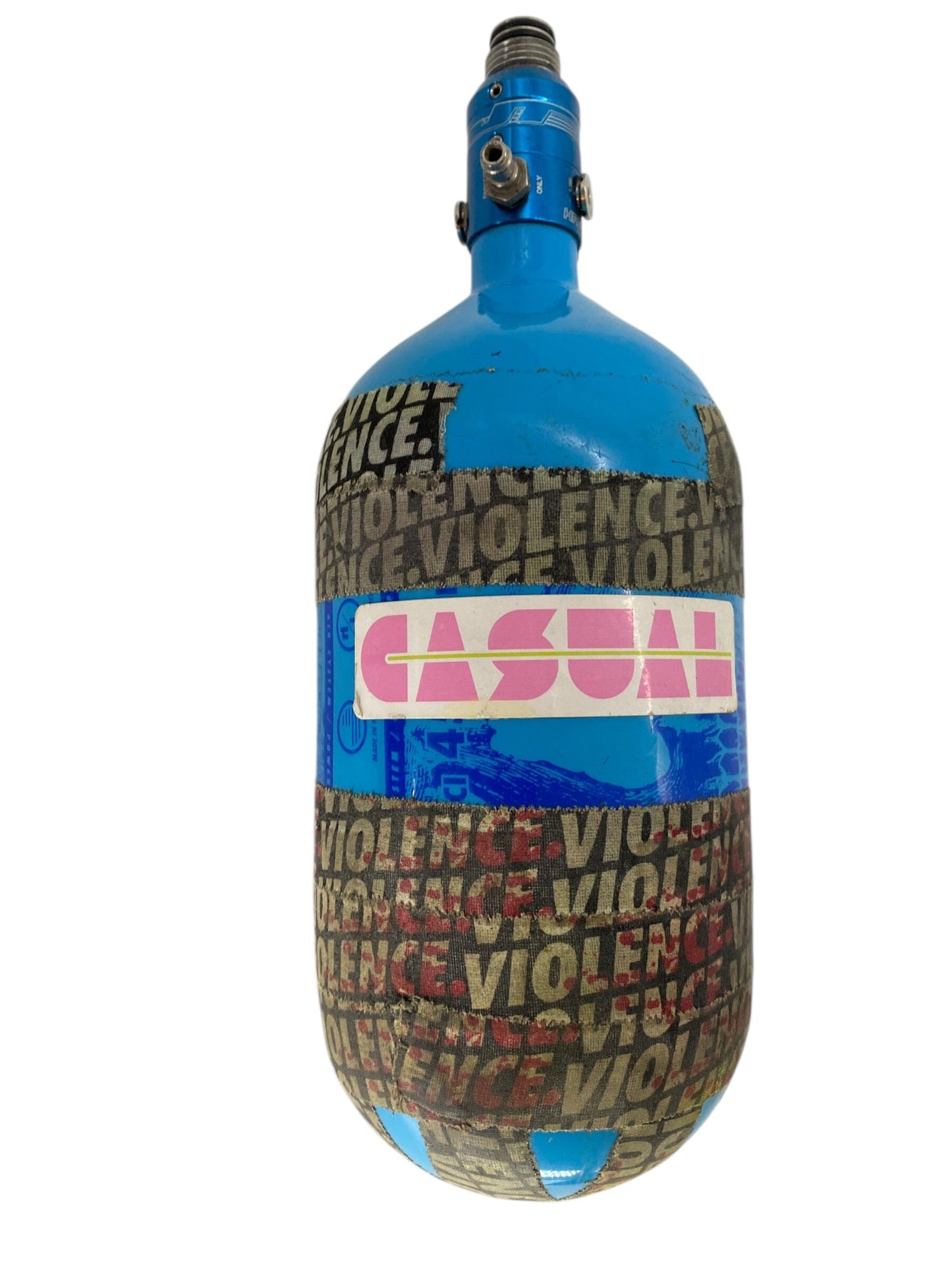 Used Skeleton Air 80/4500 Paintball Tank with JT HAYMKR Reg Paintball Gun from CPXBrosPaintball Buy/Sell/Trade Paintball Markers, New Paintball Guns, Paintball Hoppers, Paintball Masks, and Hormesis Headbands