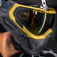 Used SLR Goggle - Alloy (Gold/Black/Smoke) Gold Lens Paintball Gun from HK Army Clothing Buy/Sell/Trade Paintball Markers, New Paintball Guns, Paintball Hoppers, Paintball Masks, and Hormesis Headbands