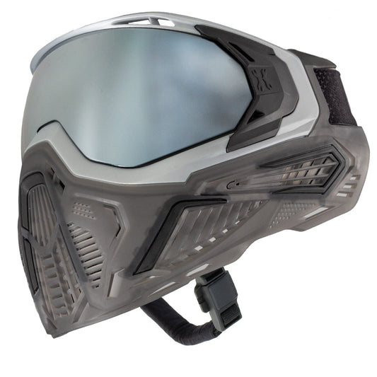 Used SLR Goggle - Graphite (Silver/Black/Smoke) Silver Lens Paintball Gun from HK Army Clothing Buy/Sell/Trade Paintball Markers, New Paintball Guns, Paintball Hoppers, Paintball Masks, and Hormesis Headbands