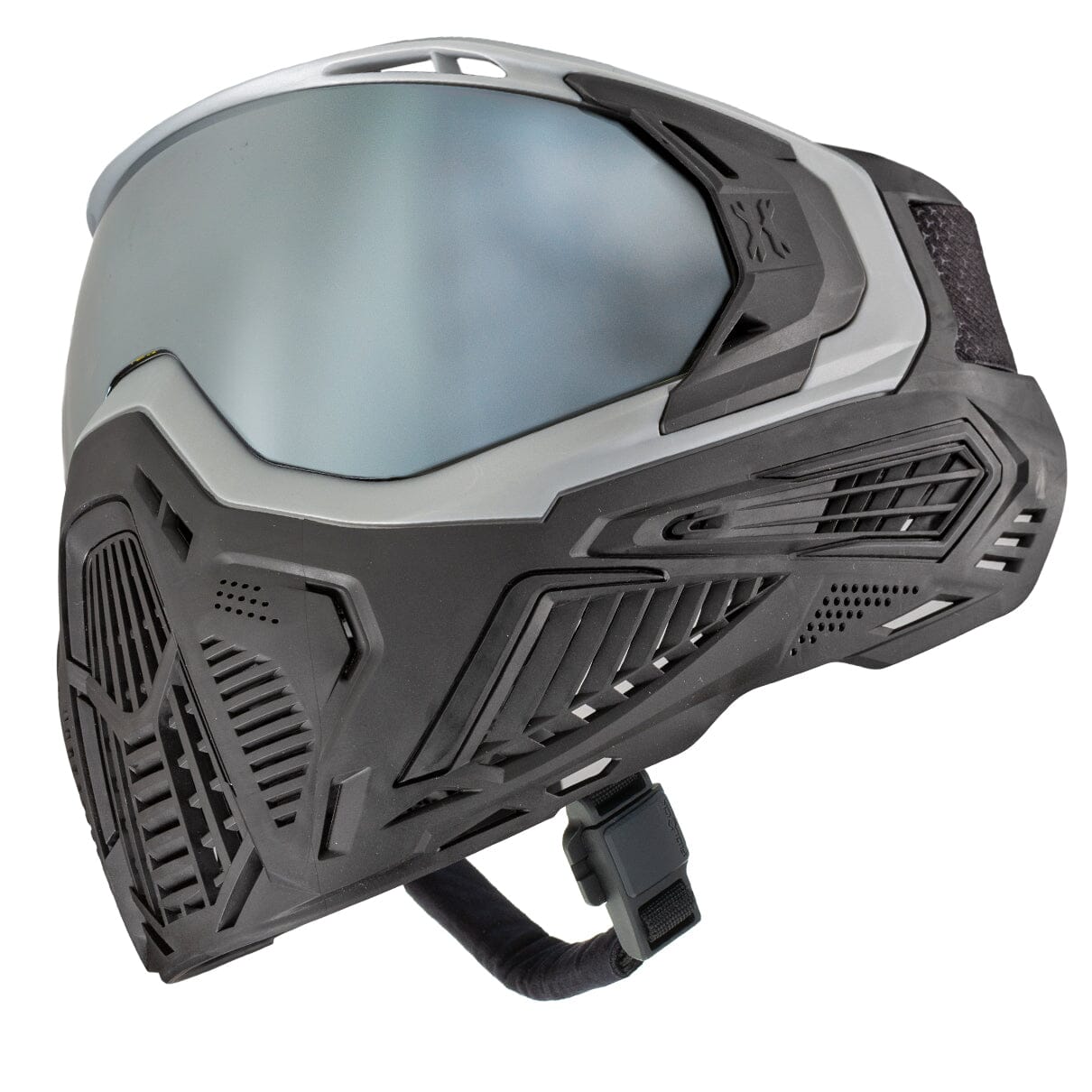 Used SLR Goggle - Mercury (Grey/Black) Silver Lens Paintball Gun from HK Army Clothing Buy/Sell/Trade Paintball Markers, New Paintball Guns, Paintball Hoppers, Paintball Masks, and Hormesis Headbands