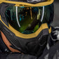 Used SLR Goggle - Midas (Gold/Black) Gold Lens Paintball Gun from HK Army Clothing Buy/Sell/Trade Paintball Markers, New Paintball Guns, Paintball Hoppers, Paintball Masks, and Hormesis Headbands