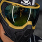 Used SLR Goggle - Midas (Gold/Black) Gold Lens Paintball Gun from HK Army Clothing Buy/Sell/Trade Paintball Markers, New Paintball Guns, Paintball Hoppers, Paintball Masks, and Hormesis Headbands