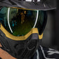 Used SLR Goggle - Midas (Gold/Black) Gold Lens Paintball Gun from HK Army Clothing Buy/Sell/Trade Paintball Markers, New Paintball Guns, Paintball Hoppers, Paintball Masks, and Hormesis Headbands