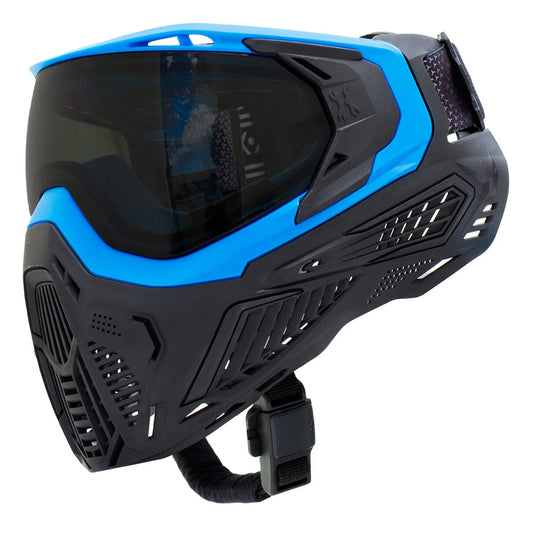 Used SLR Goggle - Sapphire (Blue/Black/Black) Smoke Lens Paintball Gun from HK Army Clothing Buy/Sell/Trade Paintball Markers, New Paintball Guns, Paintball Hoppers, Paintball Masks, and Hormesis Headbands