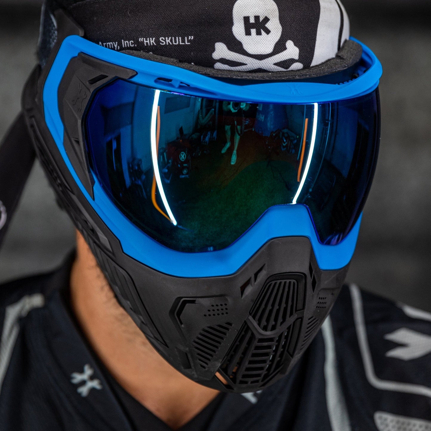 Used SLR Goggle - Wave (Blue/Black) Arctic Lens Paintball Gun from HK Army Clothing Buy/Sell/Trade Paintball Markers, New Paintball Guns, Paintball Hoppers, Paintball Masks, and Hormesis Headbands