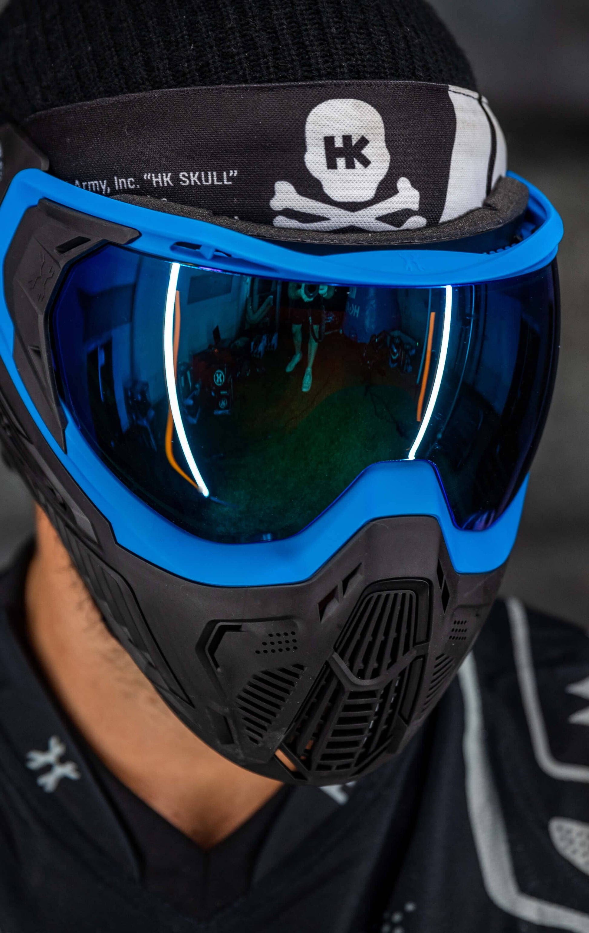 Used SLR Goggle - Wave (Blue/Black) Arctic Lens Paintball Gun from HK Army Clothing Buy/Sell/Trade Paintball Markers, New Paintball Guns, Paintball Hoppers, Paintball Masks, and Hormesis Headbands