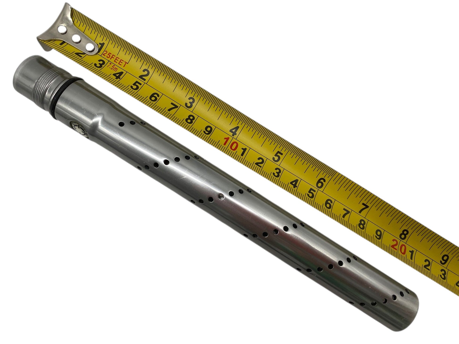 Used Smart Parts 14” Barrel Tip : Gloss Silver Paintball Gun from CPXBrosPaintball Buy/Sell/Trade Paintball Markers, New Paintball Guns, Paintball Hoppers, Paintball Masks, and Hormesis Headbands