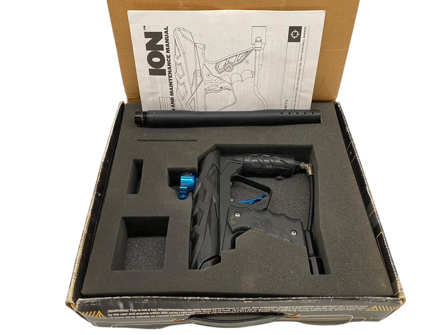Used Smart Parts Ion Midnight Paintball Gun Paintball Gun from CPXBrosPaintball Buy/Sell/Trade Paintball Markers, New Paintball Guns, Paintball Hoppers, Paintball Masks, and Hormesis Headbands