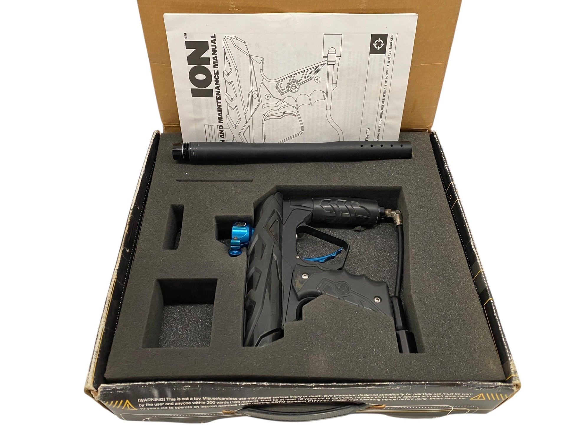 Used Smart Parts Ion Midnight Paintball Gun Paintball Gun from CPXBrosPaintball Buy/Sell/Trade Paintball Markers, New Paintball Guns, Paintball Hoppers, Paintball Masks, and Hormesis Headbands