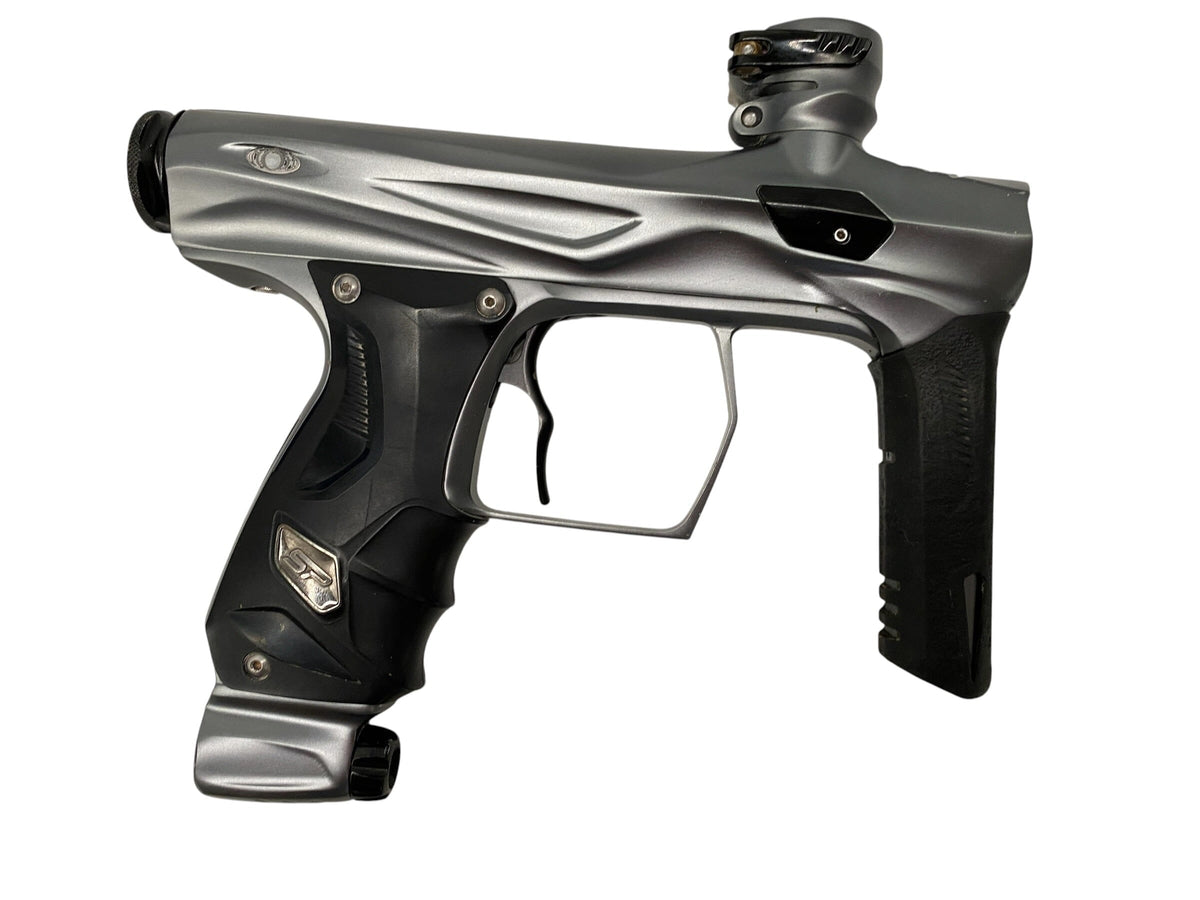 Used Smart Parts Shocker Amp Paintball Gun Grey Paintball Gun from CPXBrosPaintball Buy/Sell/Trade Paintball Markers, New Paintball Guns, Paintball Hoppers, Paintball Masks, and Hormesis Headbands