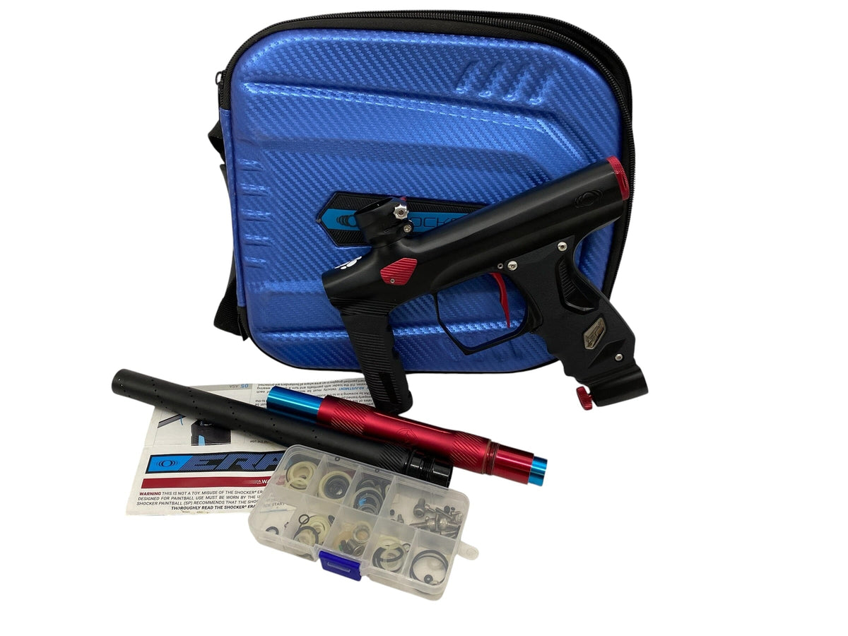 Used Smart Parts Shocker Era Black/Red Paintball Gun Paintball Gun from CPXBrosPaintball Buy/Sell/Trade Paintball Markers, New Paintball Guns, Paintball Hoppers, Paintball Masks, and Hormesis Headbands