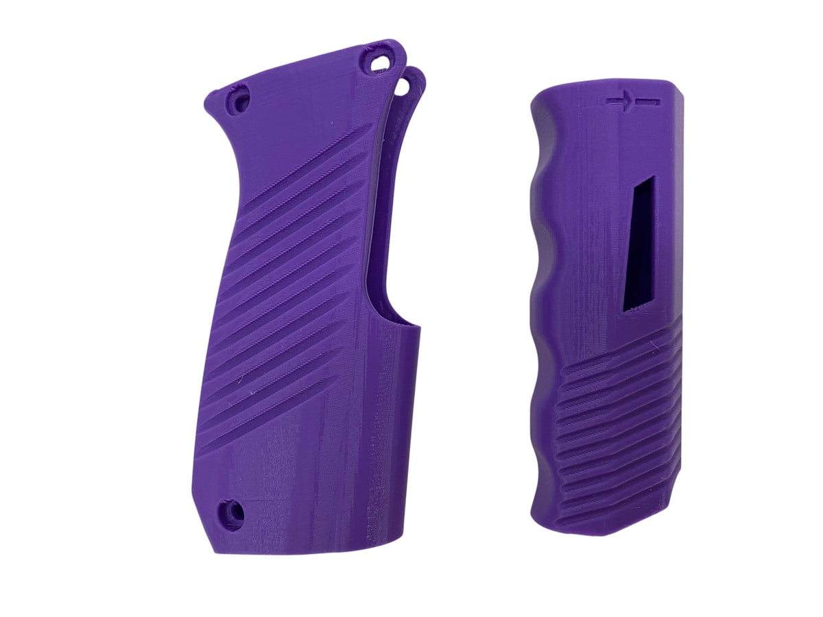 Used Smart Parts Shocker Era Grips Purple Paintball Gun from CPXBrosPaintball Buy/Sell/Trade Paintball Markers, New Paintball Guns, Paintball Hoppers, Paintball Masks, and Hormesis Headbands