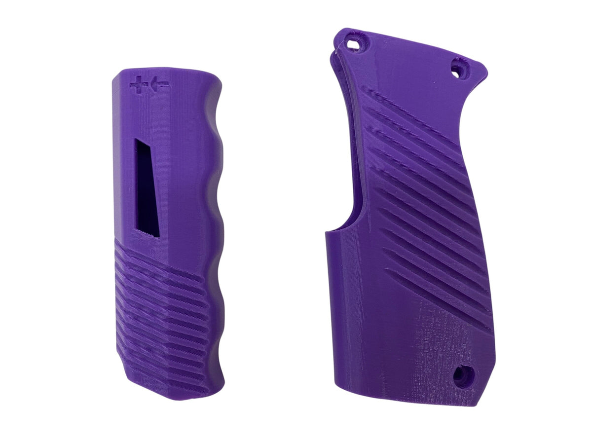 Used Smart Parts Shocker Era Grips Purple Paintball Gun from CPXBrosPaintball Buy/Sell/Trade Paintball Markers, New Paintball Guns, Paintball Hoppers, Paintball Masks, and Hormesis Headbands