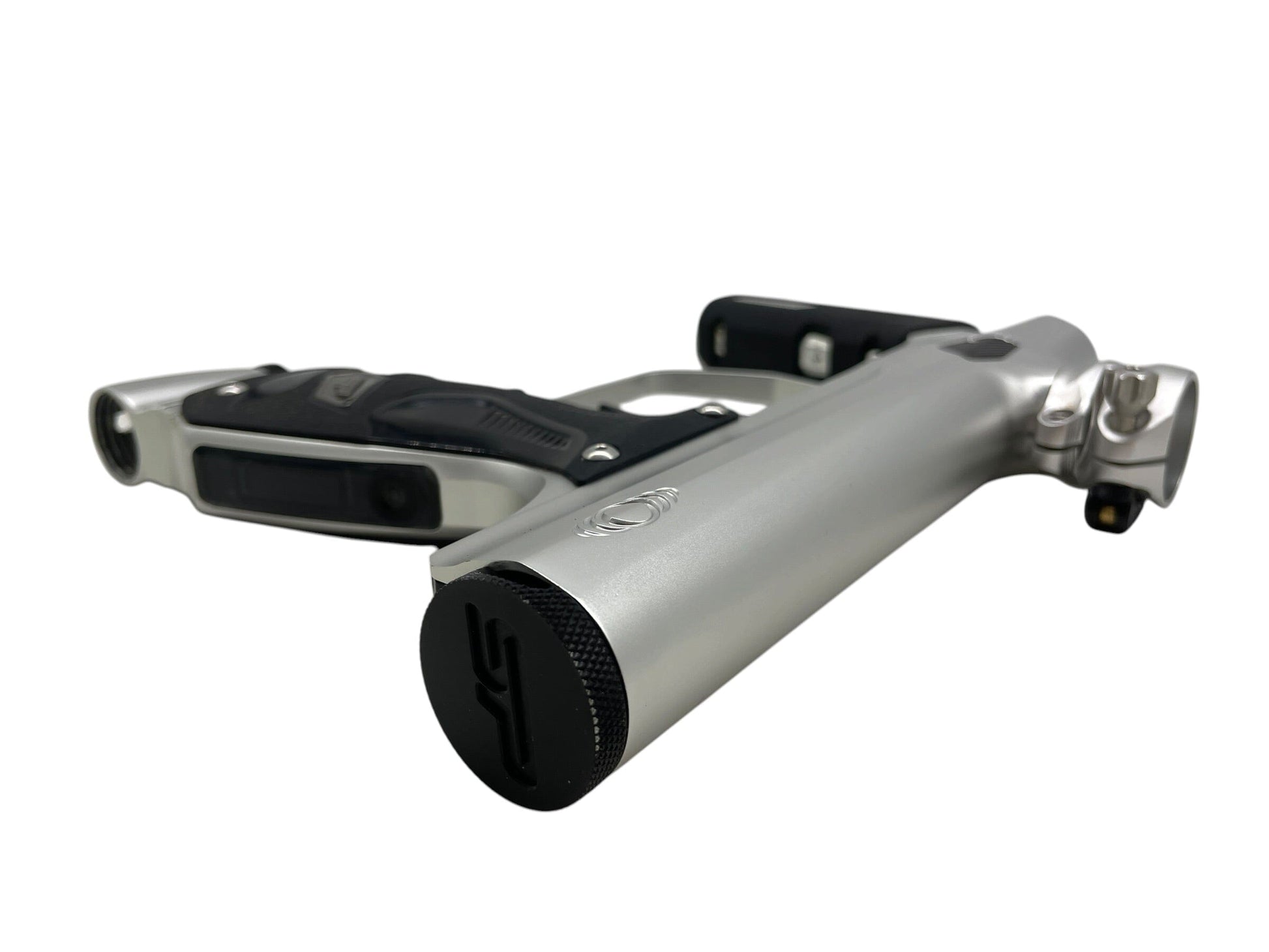 Used Smart Parts Shocker ERA Silver/Black Paintball Gun Paintball Gun from CPXBrosPaintball Buy/Sell/Trade Paintball Markers, New Paintball Guns, Paintball Hoppers, Paintball Masks, and Hormesis Headbands