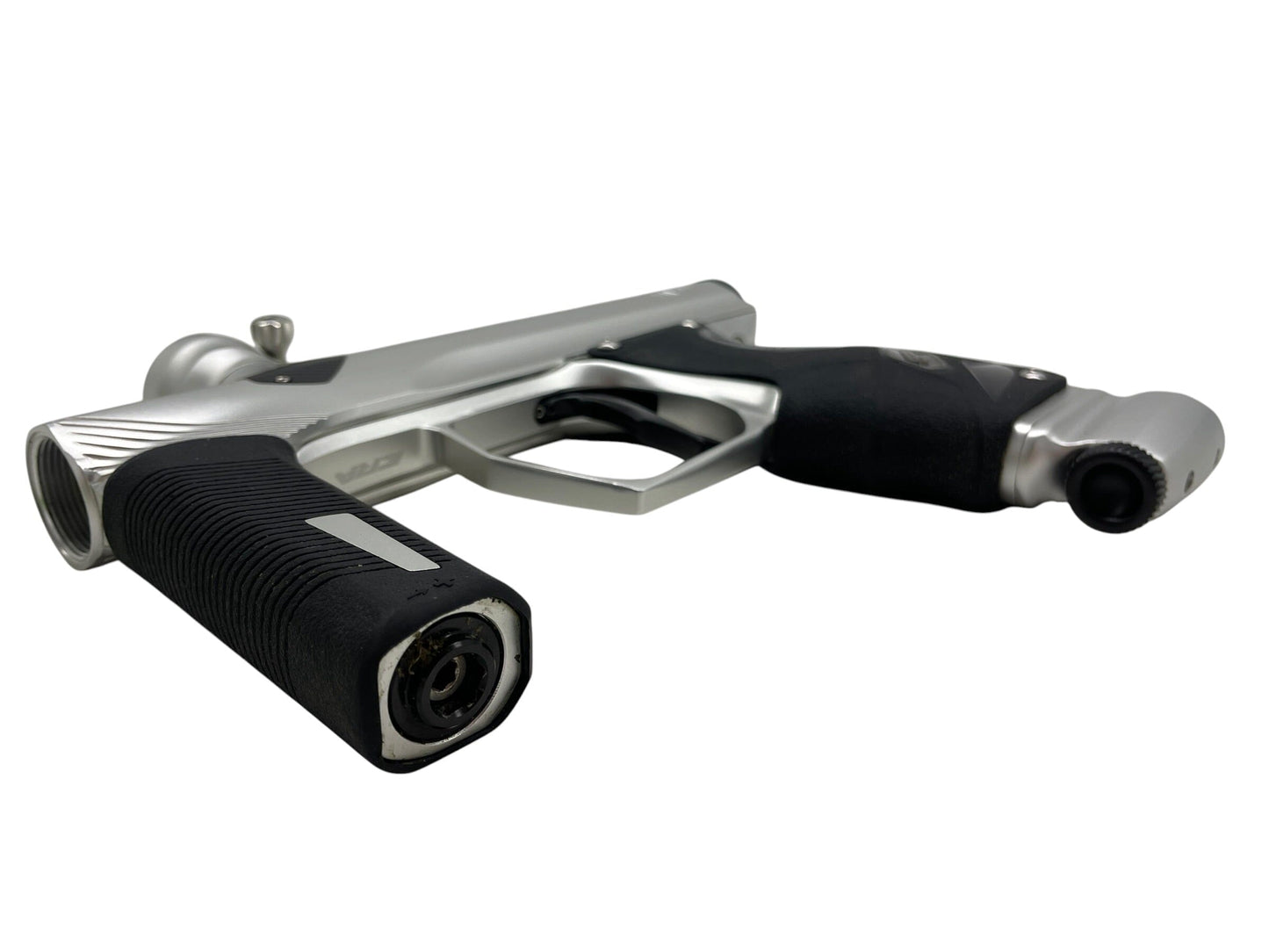 Used Smart Parts Shocker ERA Silver/Black Paintball Gun Paintball Gun from CPXBrosPaintball Buy/Sell/Trade Paintball Markers, New Paintball Guns, Paintball Hoppers, Paintball Masks, and Hormesis Headbands