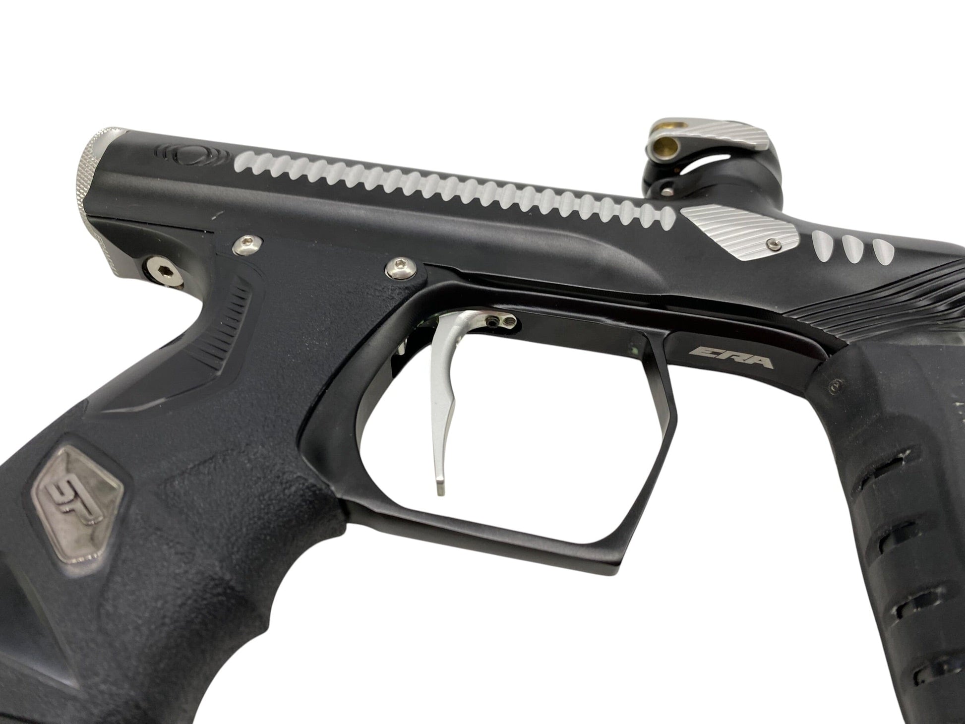 Used Smart Parts Shocker Method Era Paintball Gun Black/Silver Paintball Gun from CPXBrosPaintball Buy/Sell/Trade Paintball Markers, New Paintball Guns, Paintball Hoppers, Paintball Masks, and Hormesis Headbands