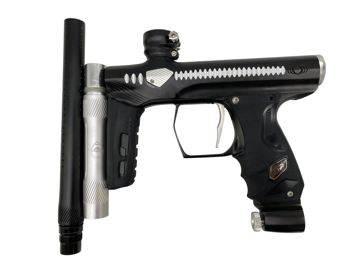 Used Smart Parts Shocker Method Era Paintball Gun Black/Silver Paintball Gun from CPXBrosPaintball Buy/Sell/Trade Paintball Markers, New Paintball Guns, Paintball Hoppers, Paintball Masks, and Hormesis Headbands