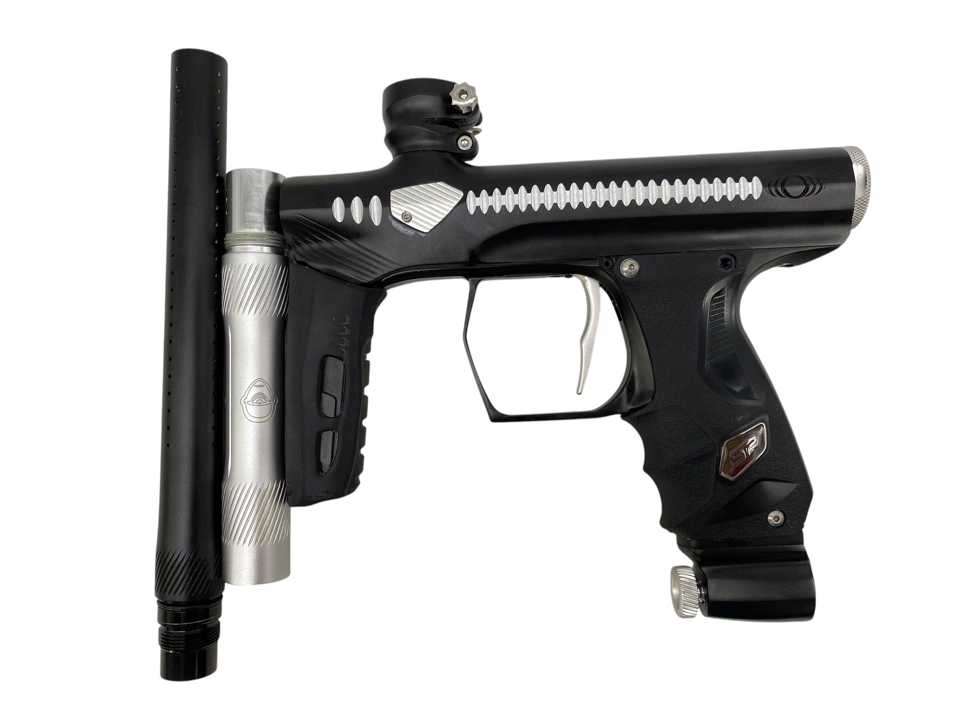 Used Smart Parts Shocker Method Era Paintball Gun Black/Silver Paintball Gun from CPXBrosPaintball Buy/Sell/Trade Paintball Markers, New Paintball Guns, Paintball Hoppers, Paintball Masks, and Hormesis Headbands