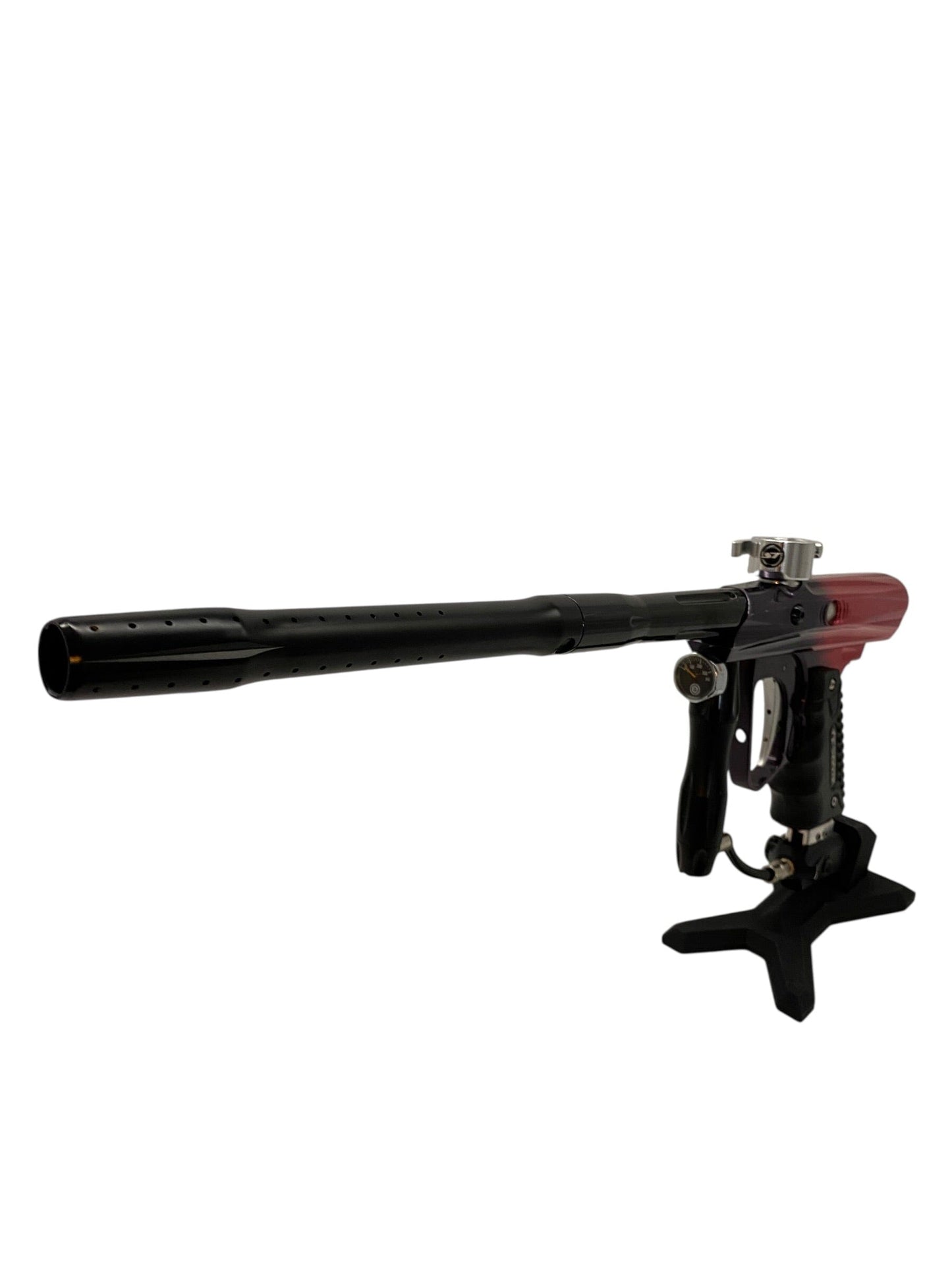 Used Smart Parts Shocker Red to Black Fade Paintball Gun Paintball Gun from CPXBrosPaintball Buy/Sell/Trade Paintball Markers, New Paintball Guns, Paintball Hoppers, Paintball Masks, and Hormesis Headbands