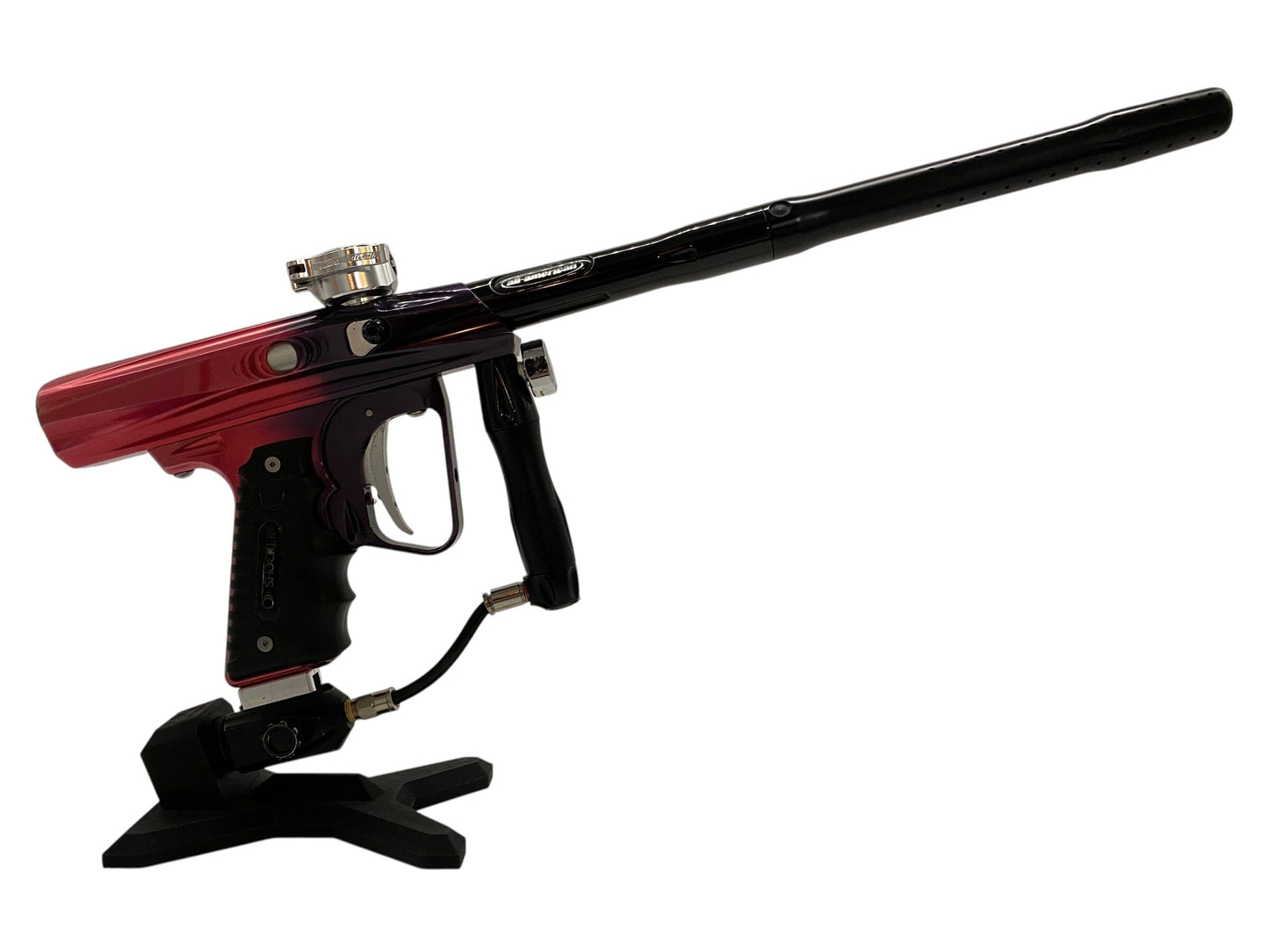 Used Smart Parts Shocker Red to Black Fade Paintball Gun Paintball Gun from CPXBrosPaintball Buy/Sell/Trade Paintball Markers, New Paintball Guns, Paintball Hoppers, Paintball Masks, and Hormesis Headbands