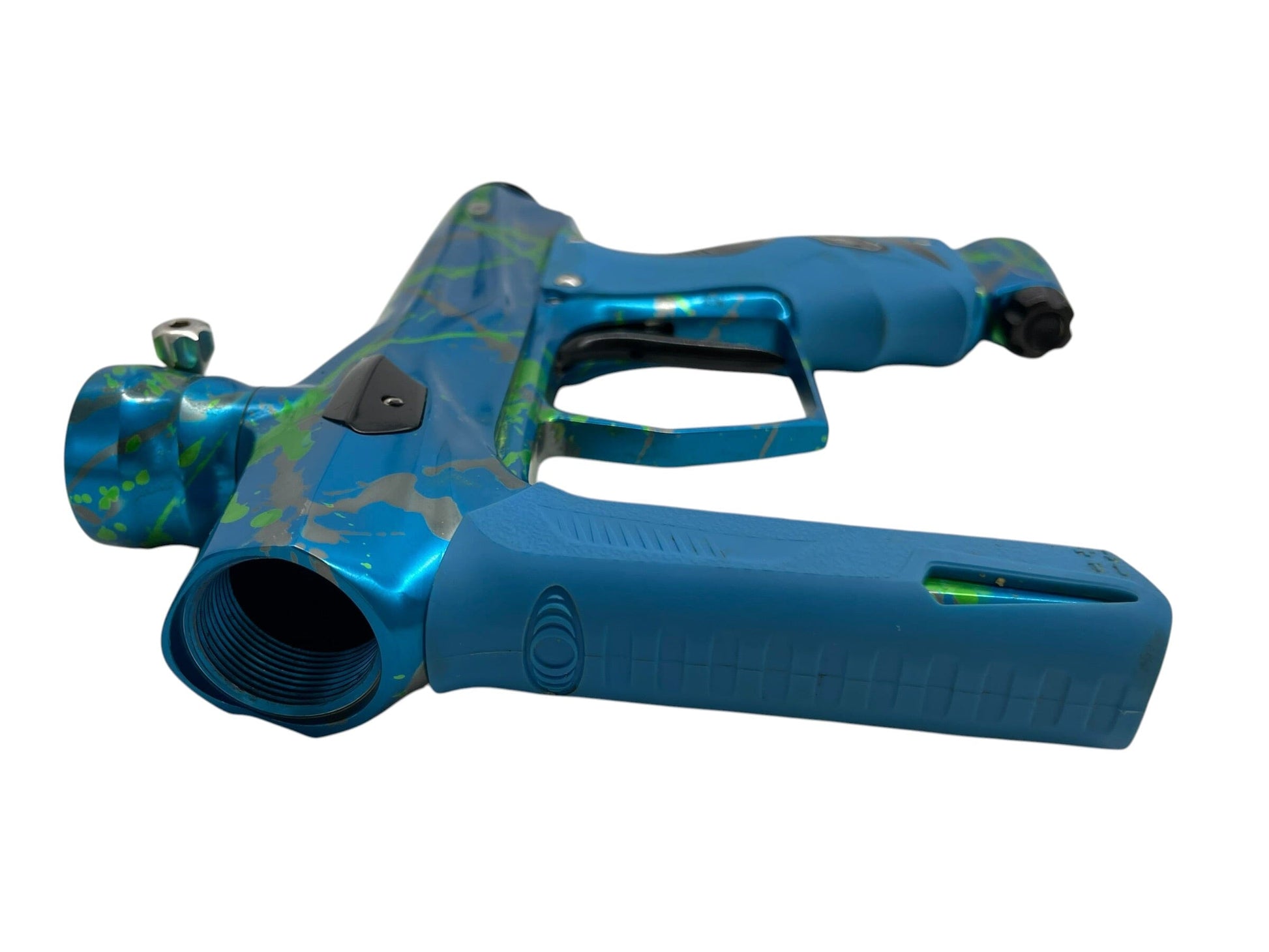 Used Smart Parts SP Shocker Amp Green/Grey Splash Paintball Gun Paintball Gun from CPXBrosPaintball Buy/Sell/Trade Paintball Markers, New Paintball Guns, Paintball Hoppers, Paintball Masks, and Hormesis Headbands