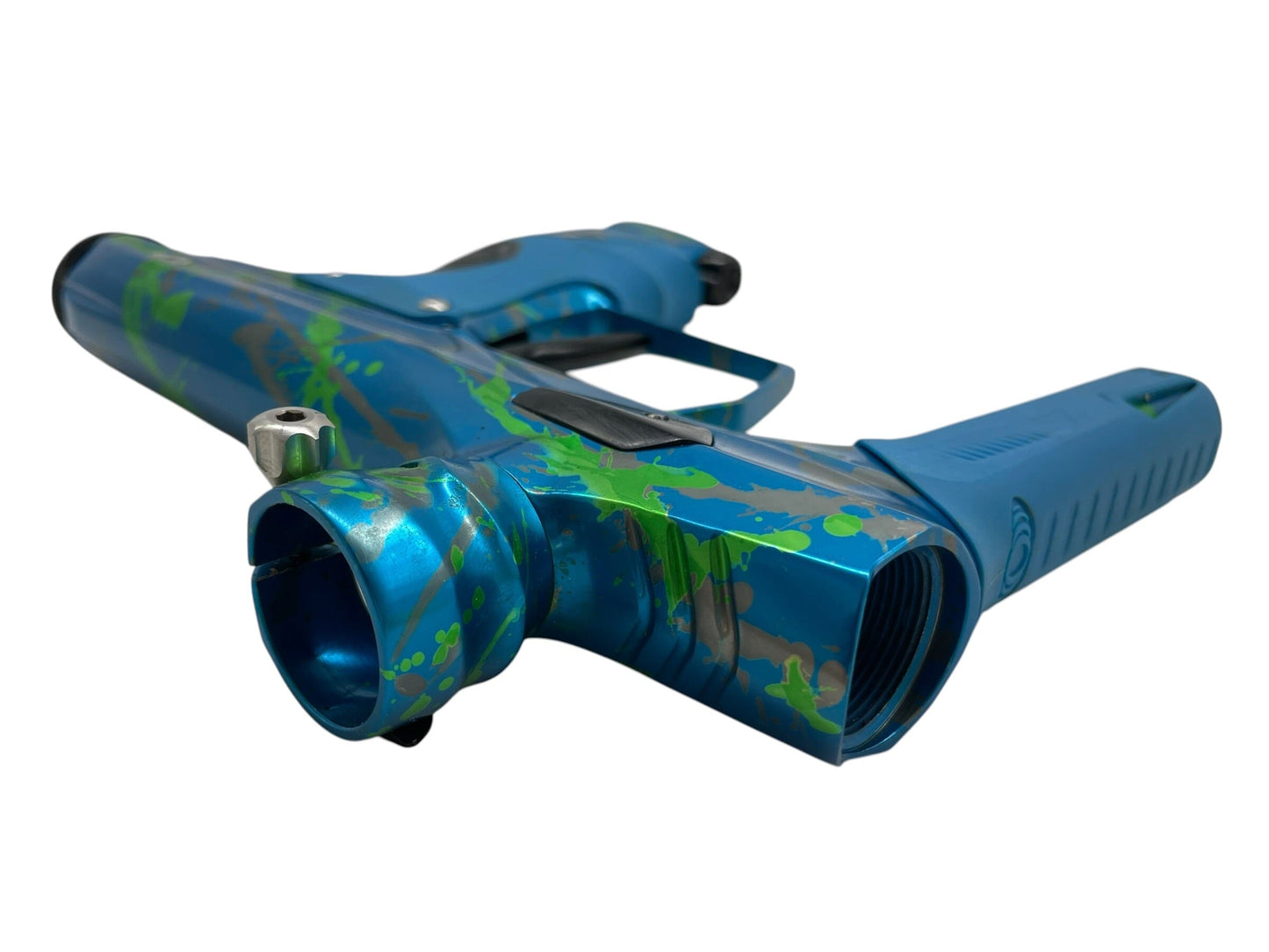 Used Smart Parts SP Shocker Amp Green/Grey Splash Paintball Gun Paintball Gun from CPXBrosPaintball Buy/Sell/Trade Paintball Markers, New Paintball Guns, Paintball Hoppers, Paintball Masks, and Hormesis Headbands