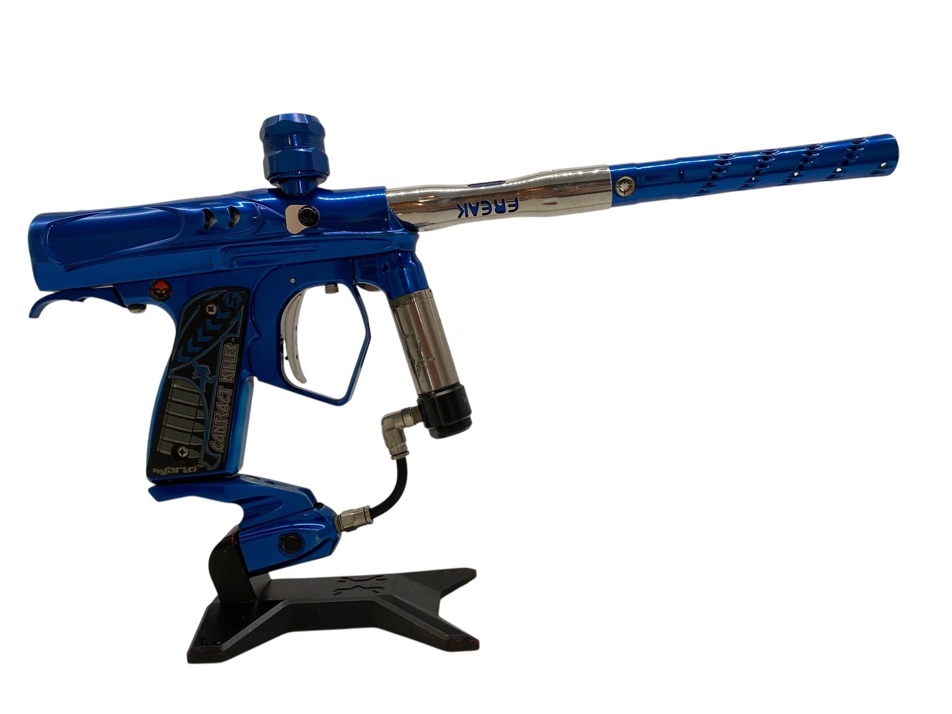 Used Smart Parts Warped Dark Shocker Blue Paintball Gun Paintball Gun from CPXBrosPaintball Buy/Sell/Trade Paintball Markers, New Paintball Guns, Paintball Hoppers, Paintball Masks, and Hormesis Headbands