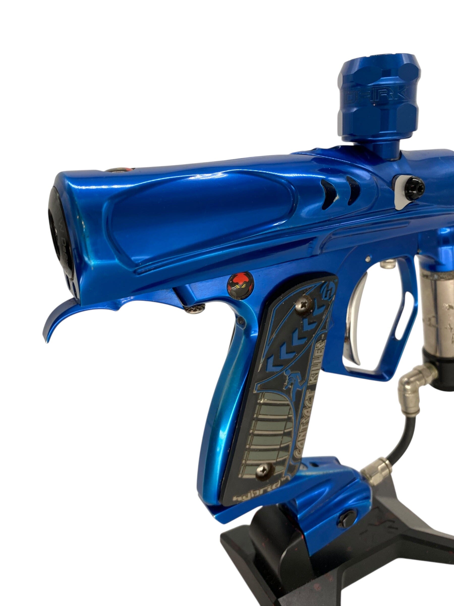 Used Smart Parts Warped Dark Shocker Blue Paintball Gun Paintball Gun from CPXBrosPaintball Buy/Sell/Trade Paintball Markers, New Paintball Guns, Paintball Hoppers, Paintball Masks, and Hormesis Headbands