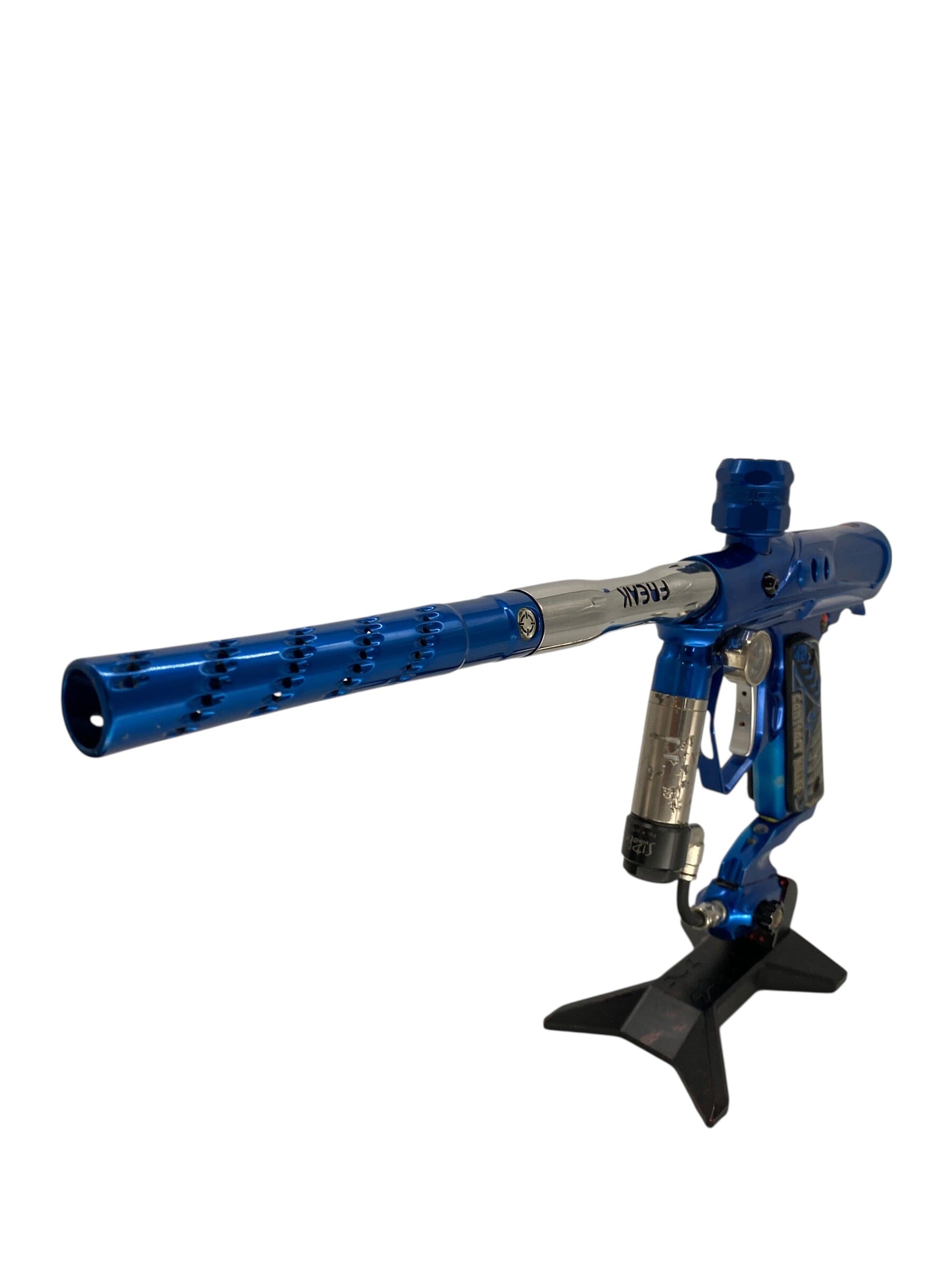 Used Smart Parts Warped Dark Shocker Blue Paintball Gun Paintball Gun from CPXBrosPaintball Buy/Sell/Trade Paintball Markers, New Paintball Guns, Paintball Hoppers, Paintball Masks, and Hormesis Headbands