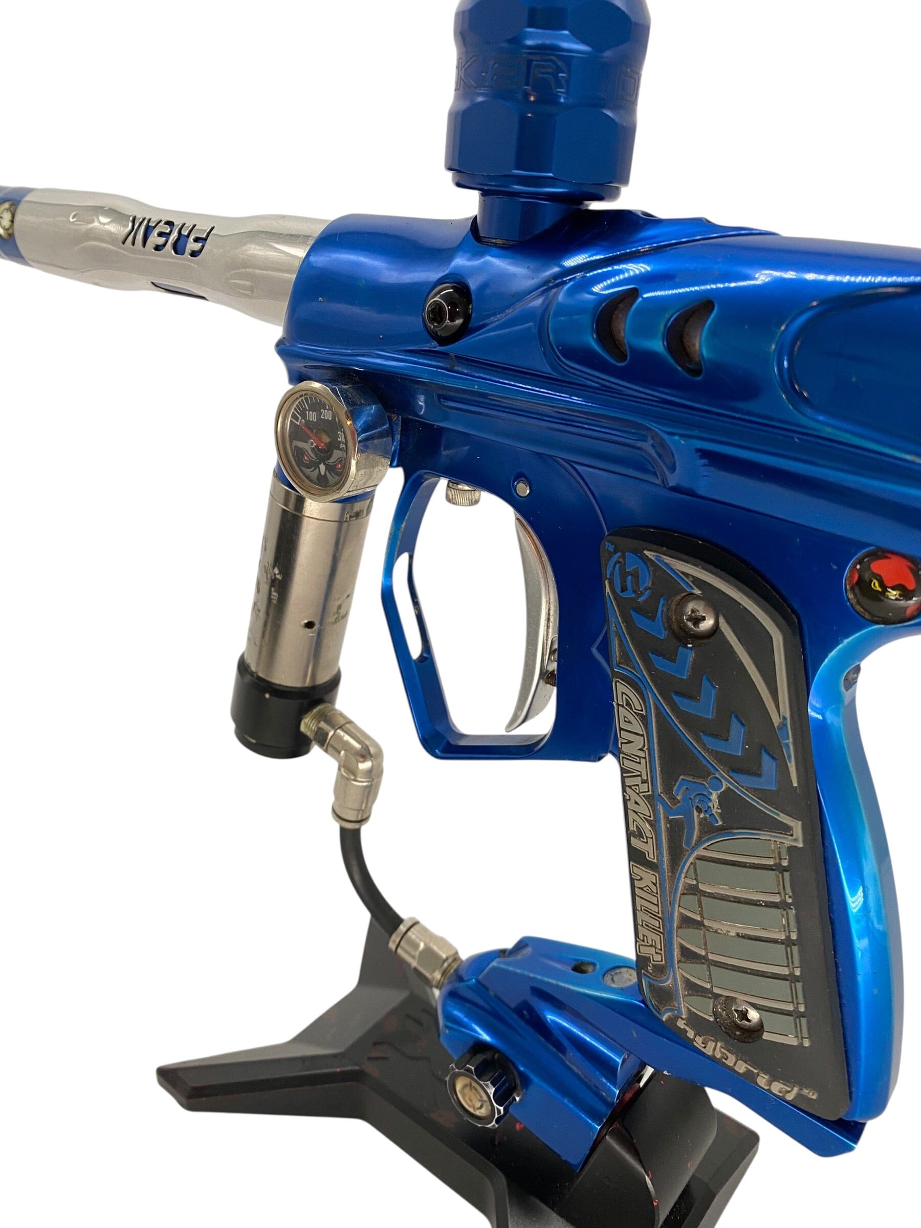Used Smart Parts Warped Dark Shocker Blue Paintball Gun Paintball Gun from CPXBrosPaintball Buy/Sell/Trade Paintball Markers, New Paintball Guns, Paintball Hoppers, Paintball Masks, and Hormesis Headbands