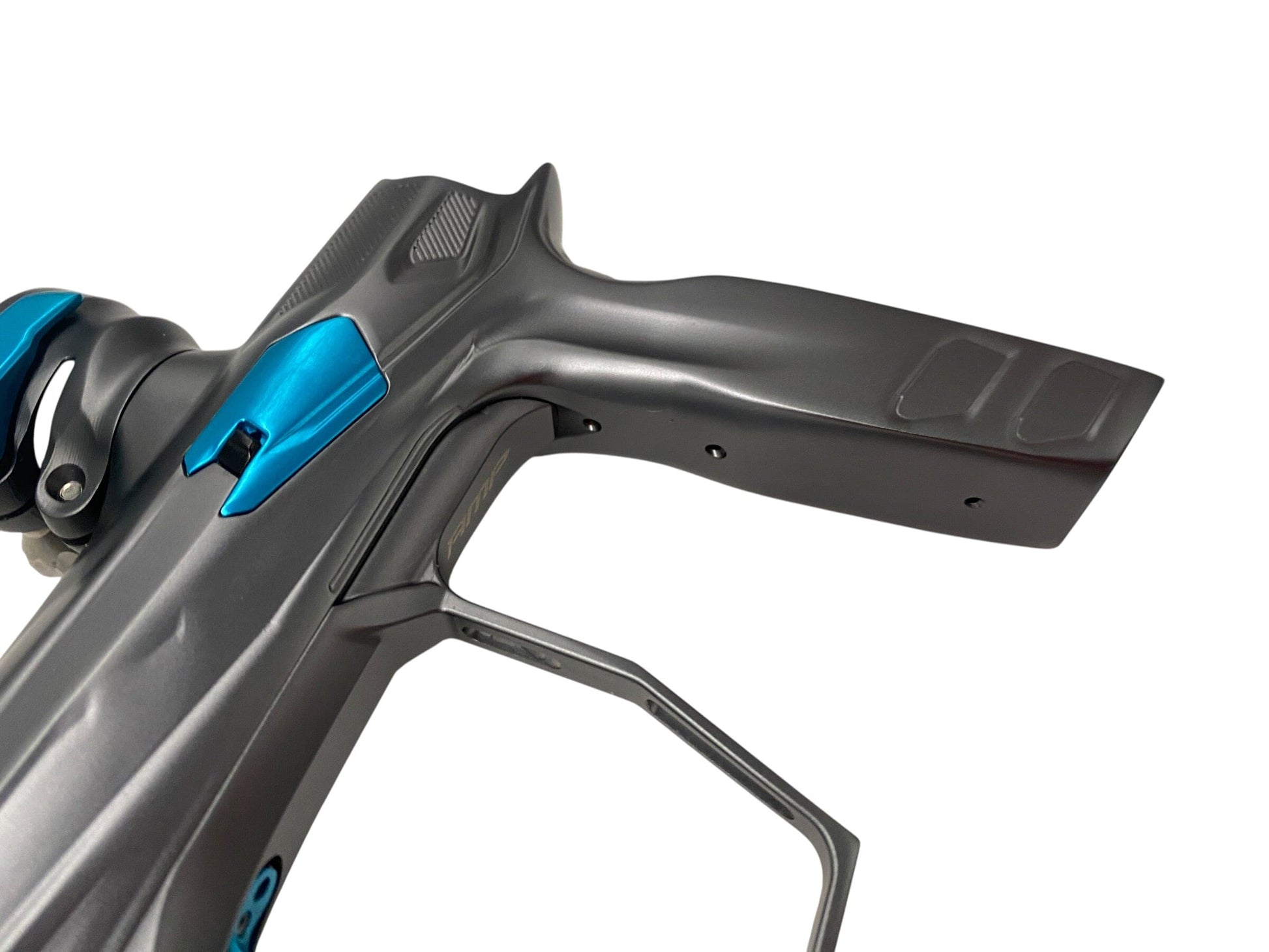 Used SP HK ARMY Shocker Amp Grey/Teal Paintball Gun Paintball Gun from CPXBrosPaintball Buy/Sell/Trade Paintball Markers, New Paintball Guns, Paintball Hoppers, Paintball Masks, and Hormesis Headbands