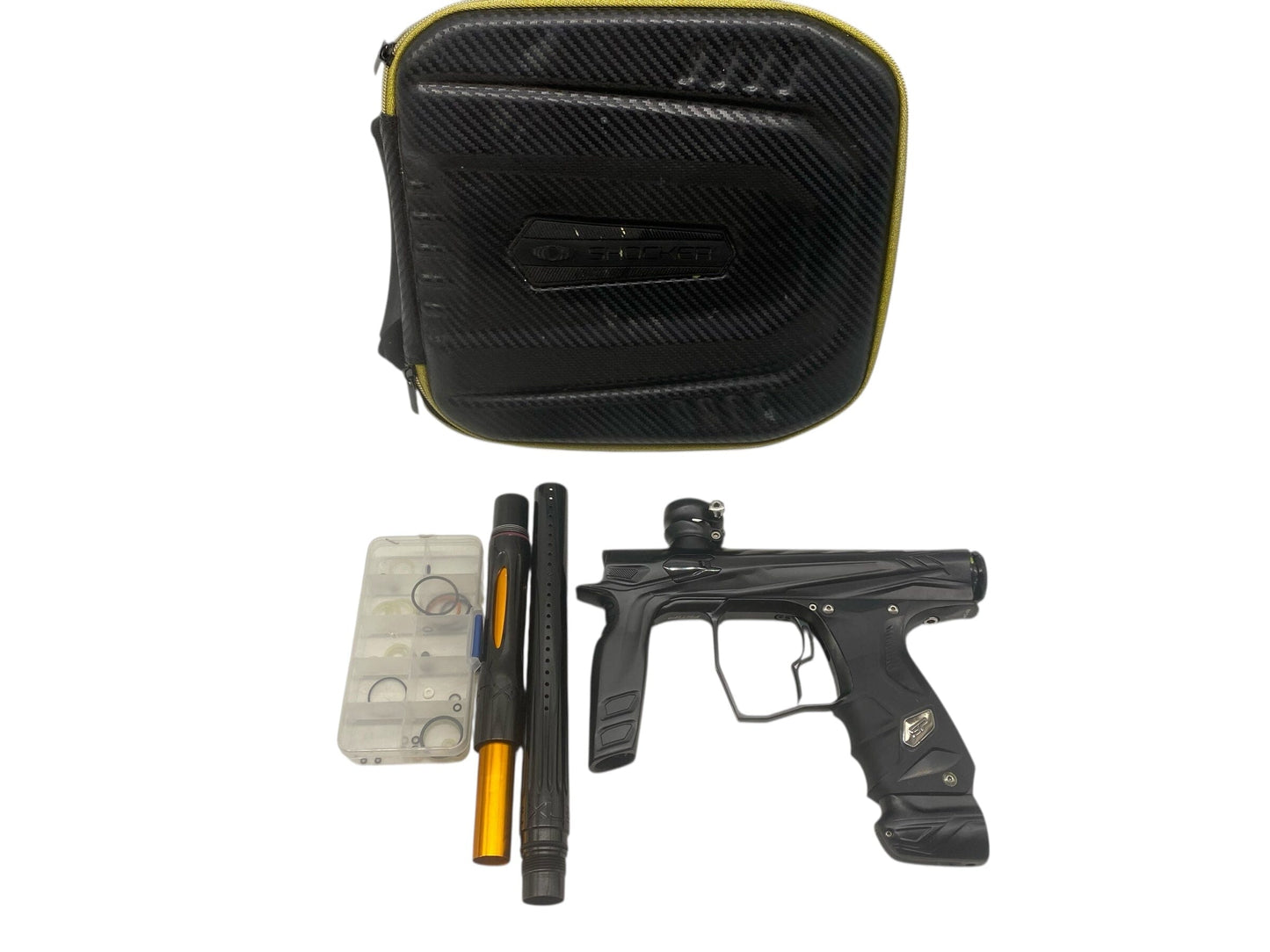 Used Sp Hk Army Shocker Amp Paintball Gun Black Paintball Gun from CPXBrosPaintball Buy/Sell/Trade Paintball Markers, New Paintball Guns, Paintball Hoppers, Paintball Masks, and Hormesis Headbands