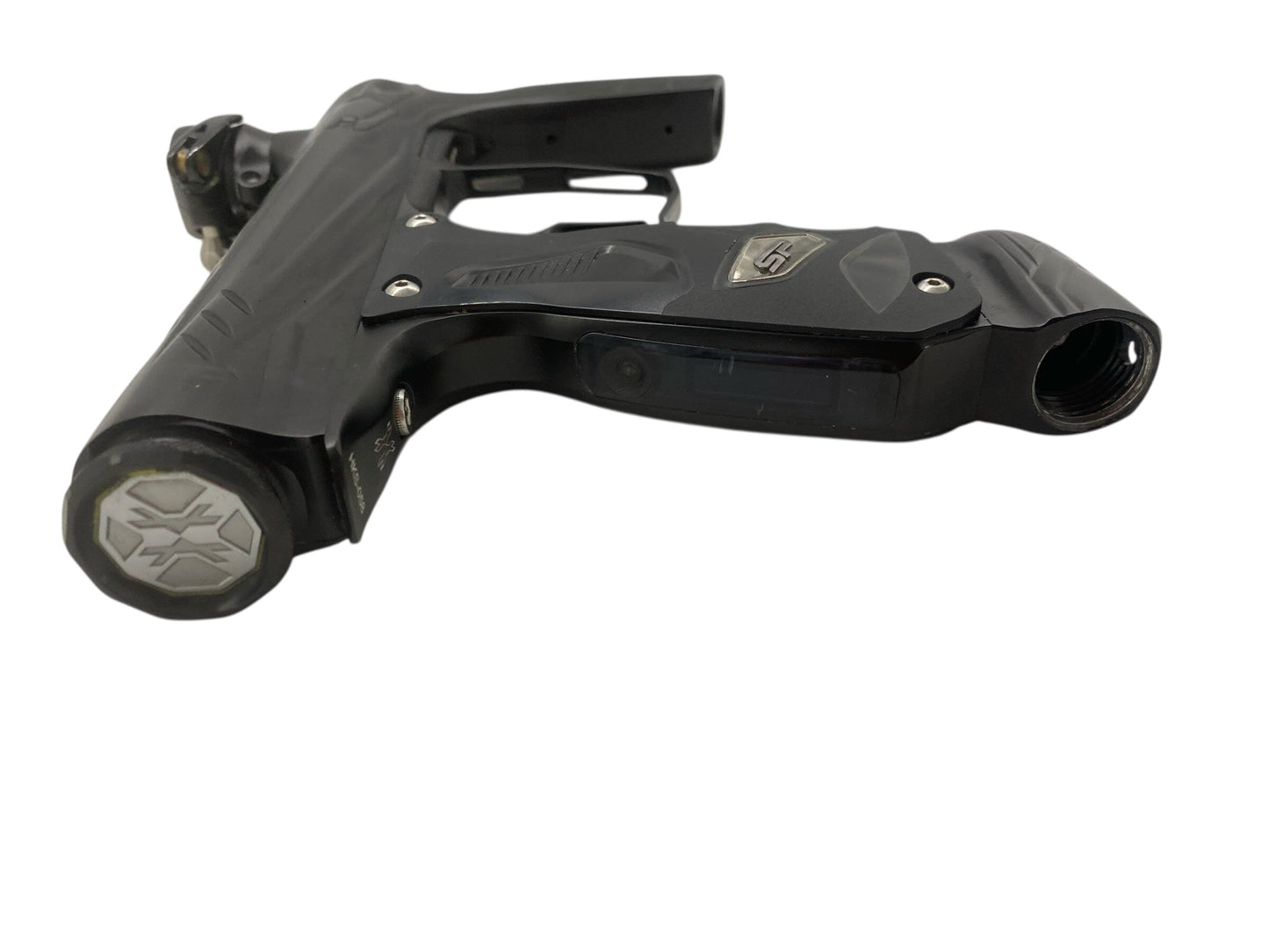 Used Sp Hk Army Shocker Amp Paintball Gun Black Paintball Gun from CPXBrosPaintball Buy/Sell/Trade Paintball Markers, New Paintball Guns, Paintball Hoppers, Paintball Masks, and Hormesis Headbands